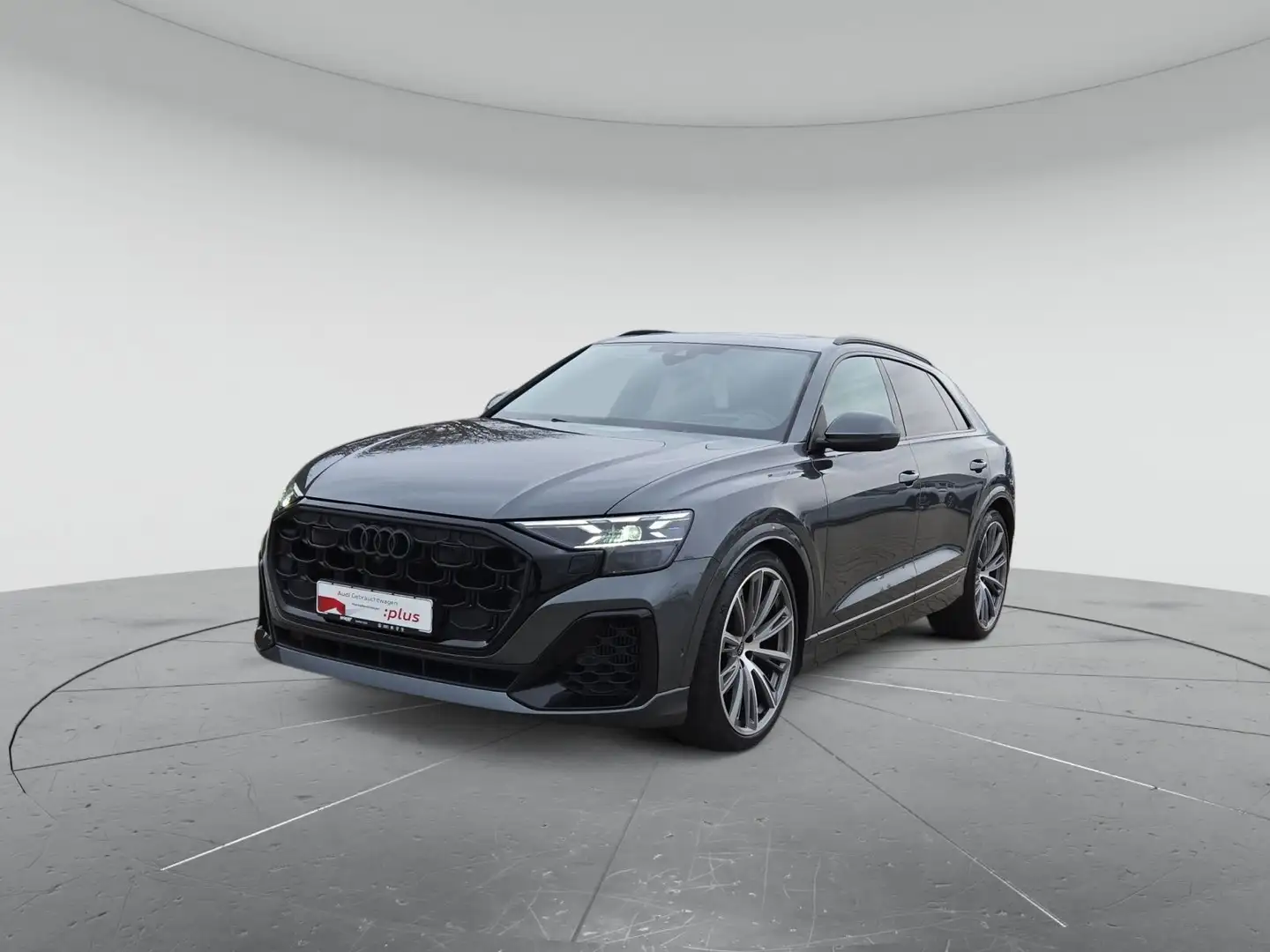 Audi Q8 55 TFSI S LINE/LEDER/MATRIX/360°VIEW/STHZG./B Grau - 2
