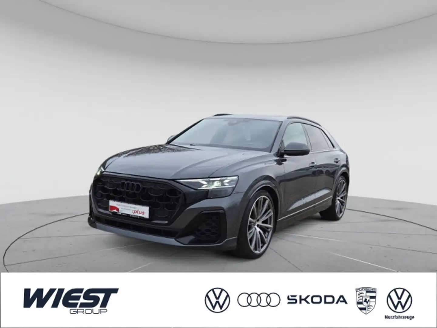 Audi Q8 55 TFSI S LINE/LEDER/MATRIX/360°VIEW/STHZG./B Grau - 1