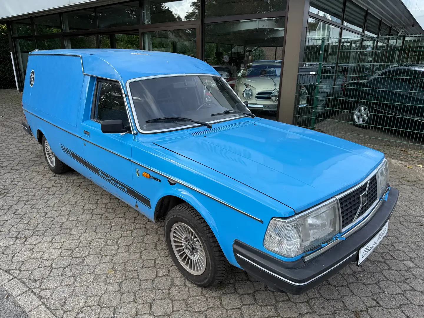 Volvo 240 Leichenwagen *nur 117 TKM*Automatik*braucht Arbeit Blau - 1