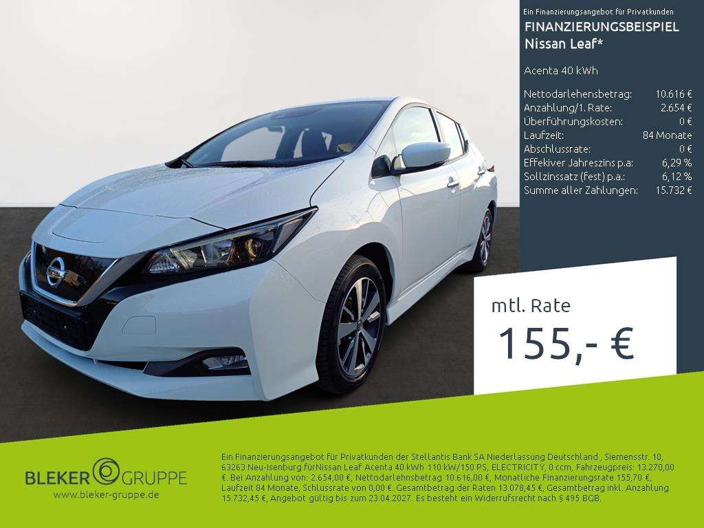 Second hand Nissan Leaf 40 kWh