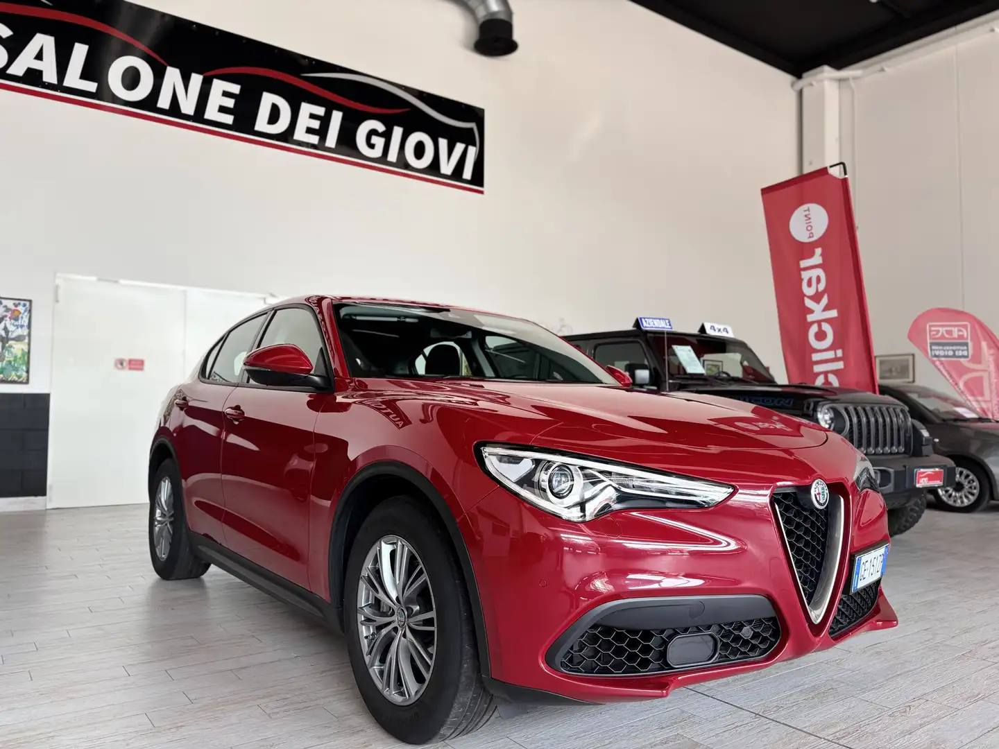 Alfa Romeo Stelvio *NO OBBLIGO FINANZIAMENTO* SUPER 2.2  160CV AT8 Rosso - 2