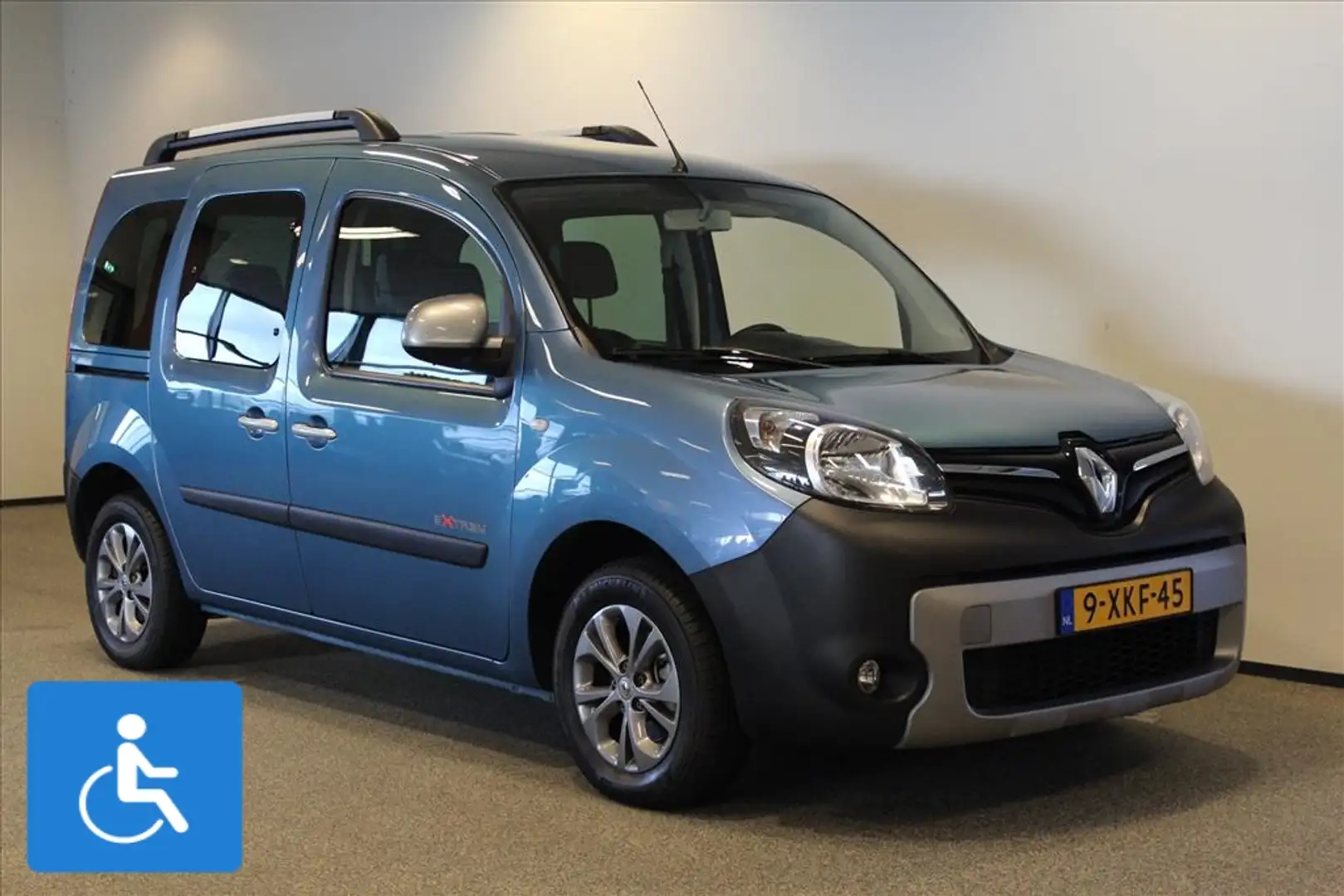 Renault Kangoo Rolstoelauto + draaistoel Turny EVO Blauw - 1