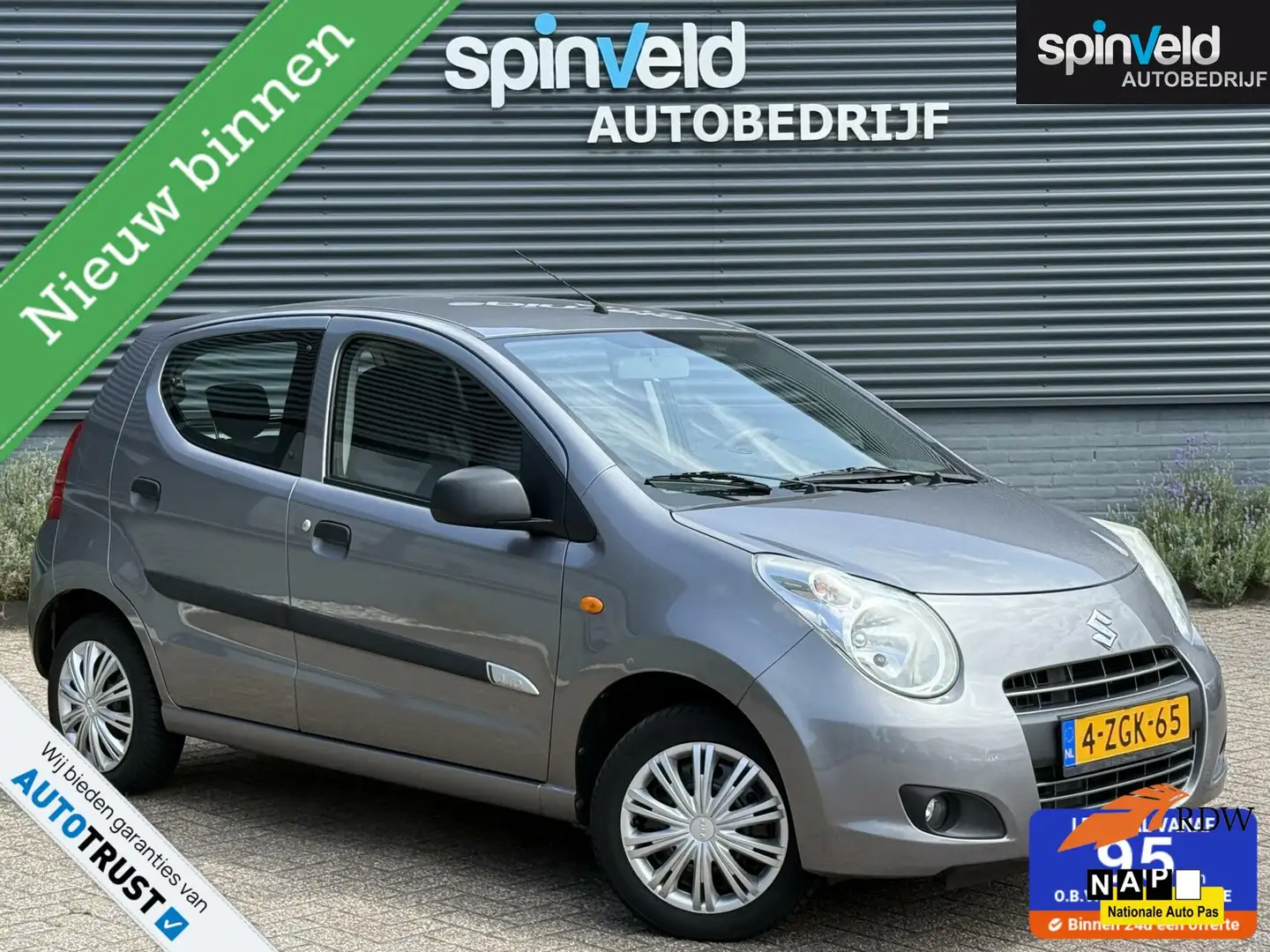 Suzuki Alto 1.0 Celebration EASSS BJ`15 NAP NL Airco Dealer on Grijs - 1