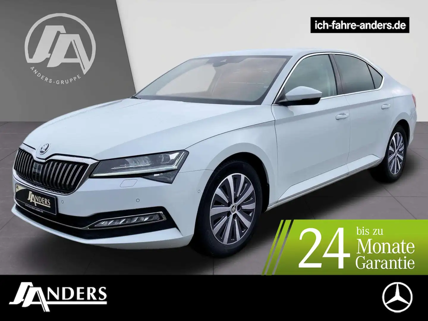 Skoda Superb 2.0 TDI PREMIUM EDITION+ACC+DCC+Canton+LE Weiß - 1