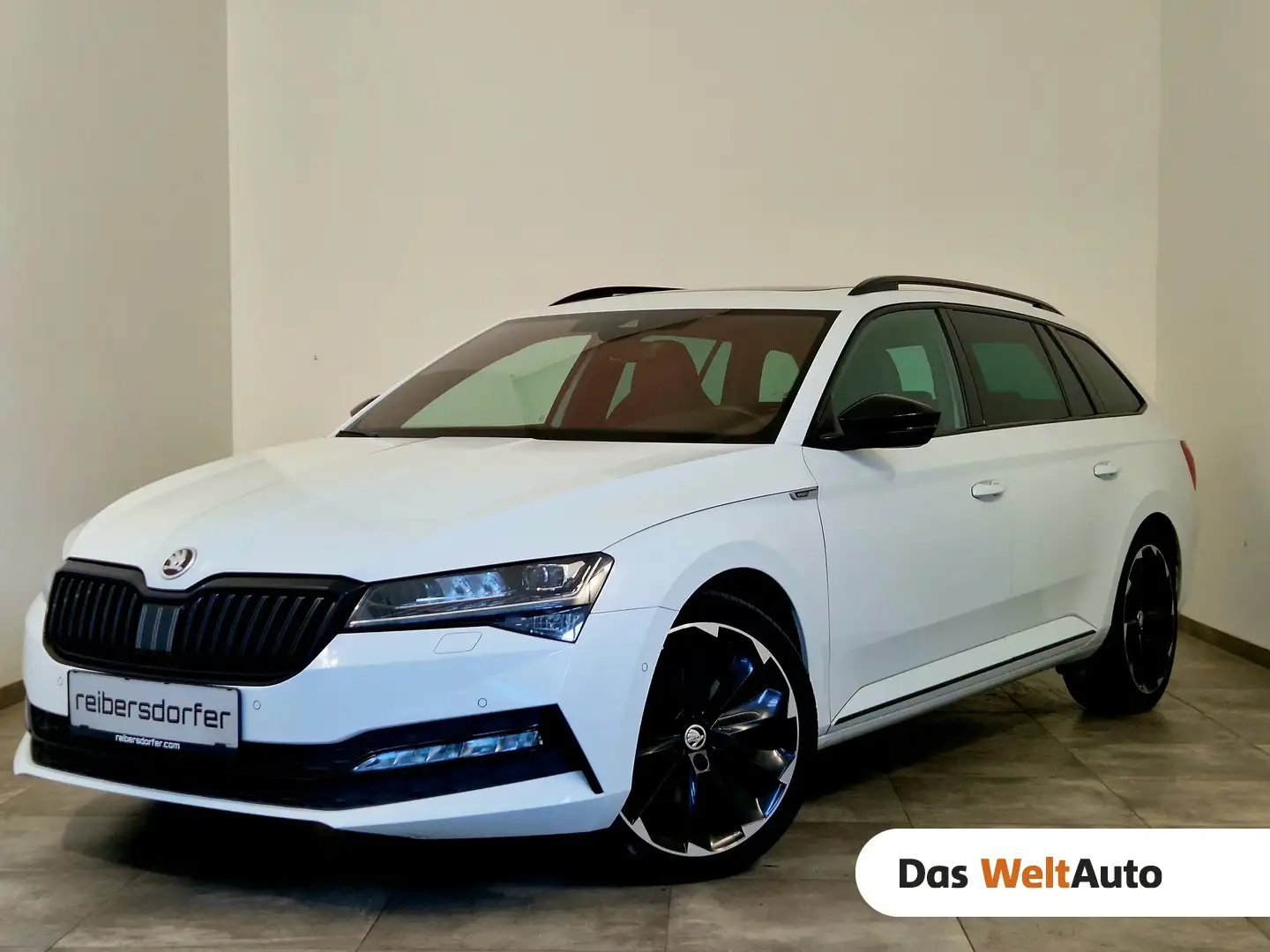 Skoda Superb 4x4 Sportline TDI DSG Weiß - 1
