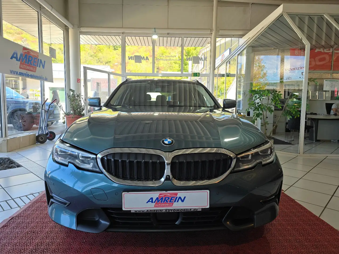 BMW 320 d Sport Line+ACC+AHK+LEDER+HEAD UP+KEYLESS+ Bleu - 2