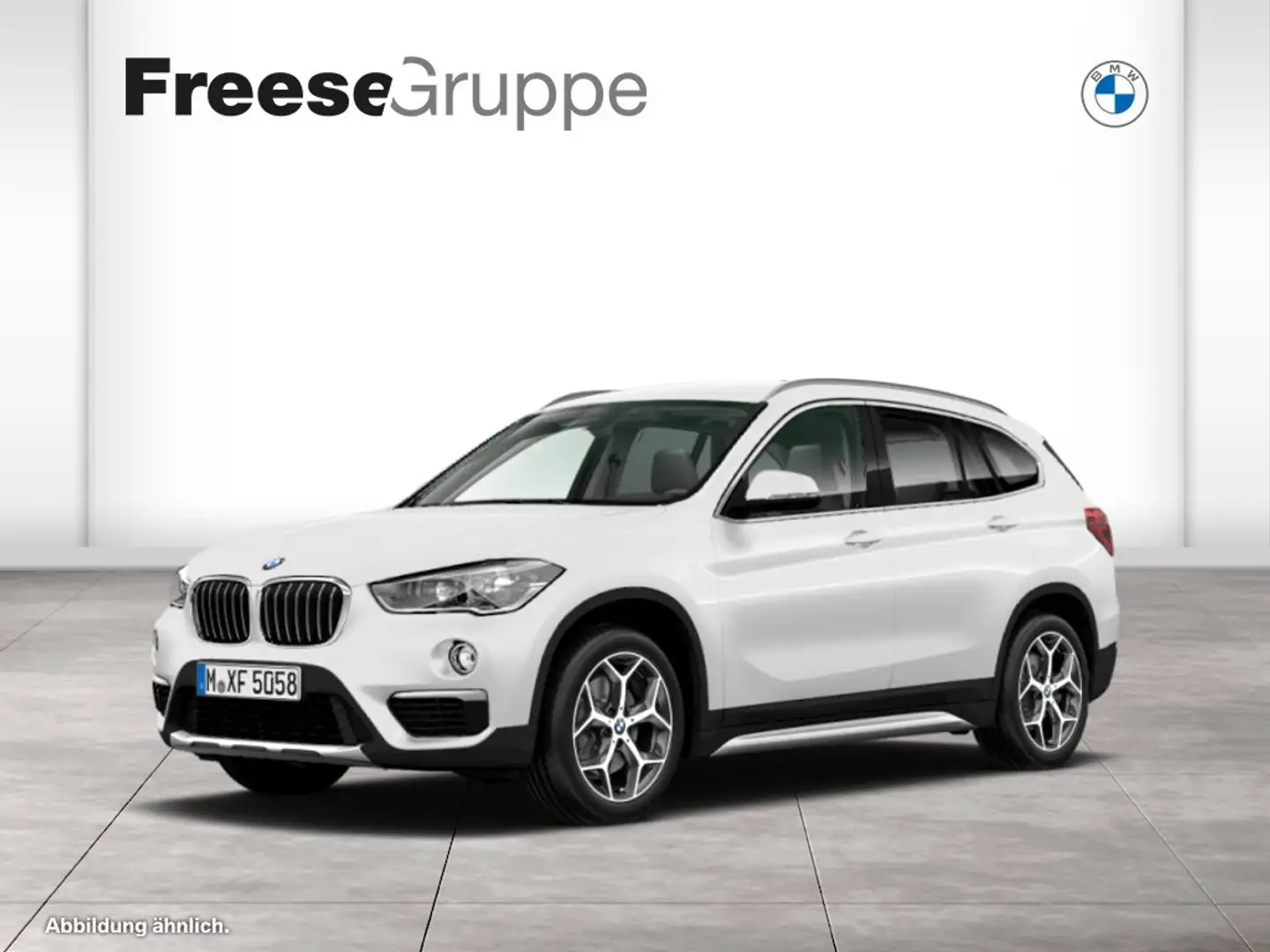 BMW X1 sDrive18i  xLine LED Navi Tempomat AHK schw. Blanco - 1