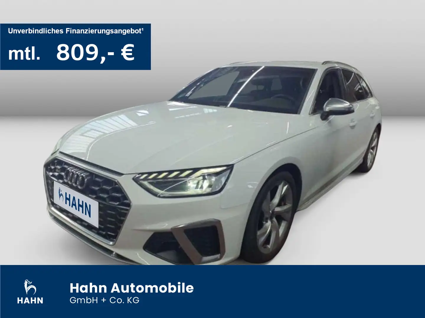 Audi S4 3.0TDI qu. S-trc Cam Navi Climatr ACC Weiß - 1