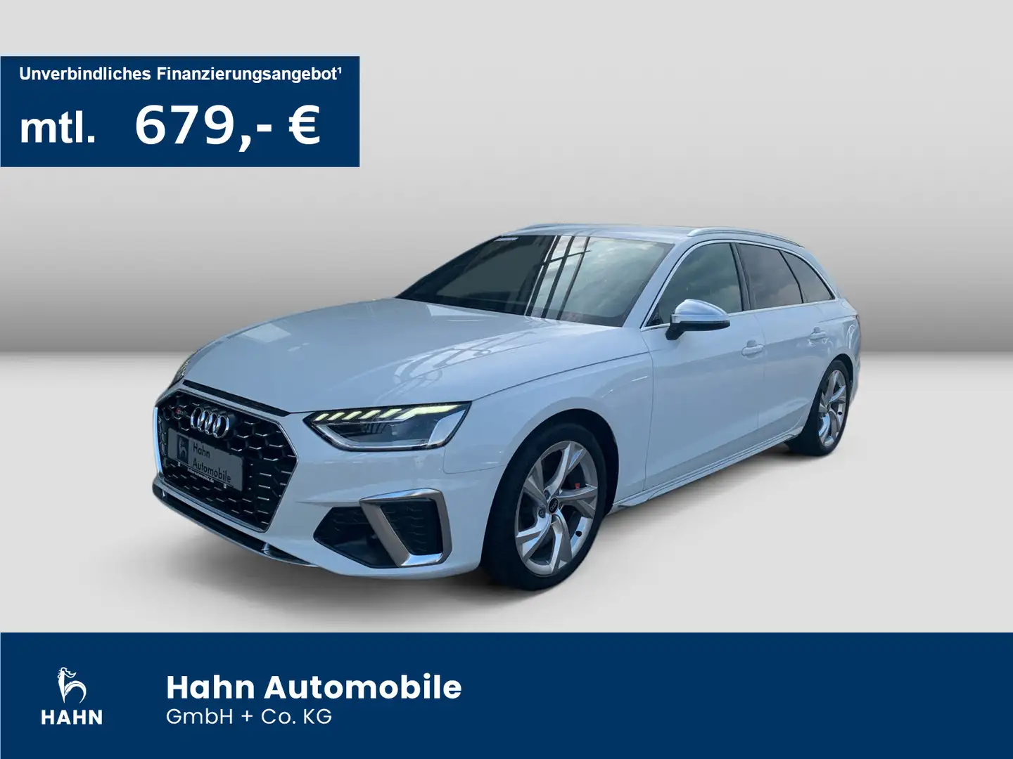 Audi S4 3.0TDI qu. S-trc Cam Navi Climatr ACC Weiß - 1
