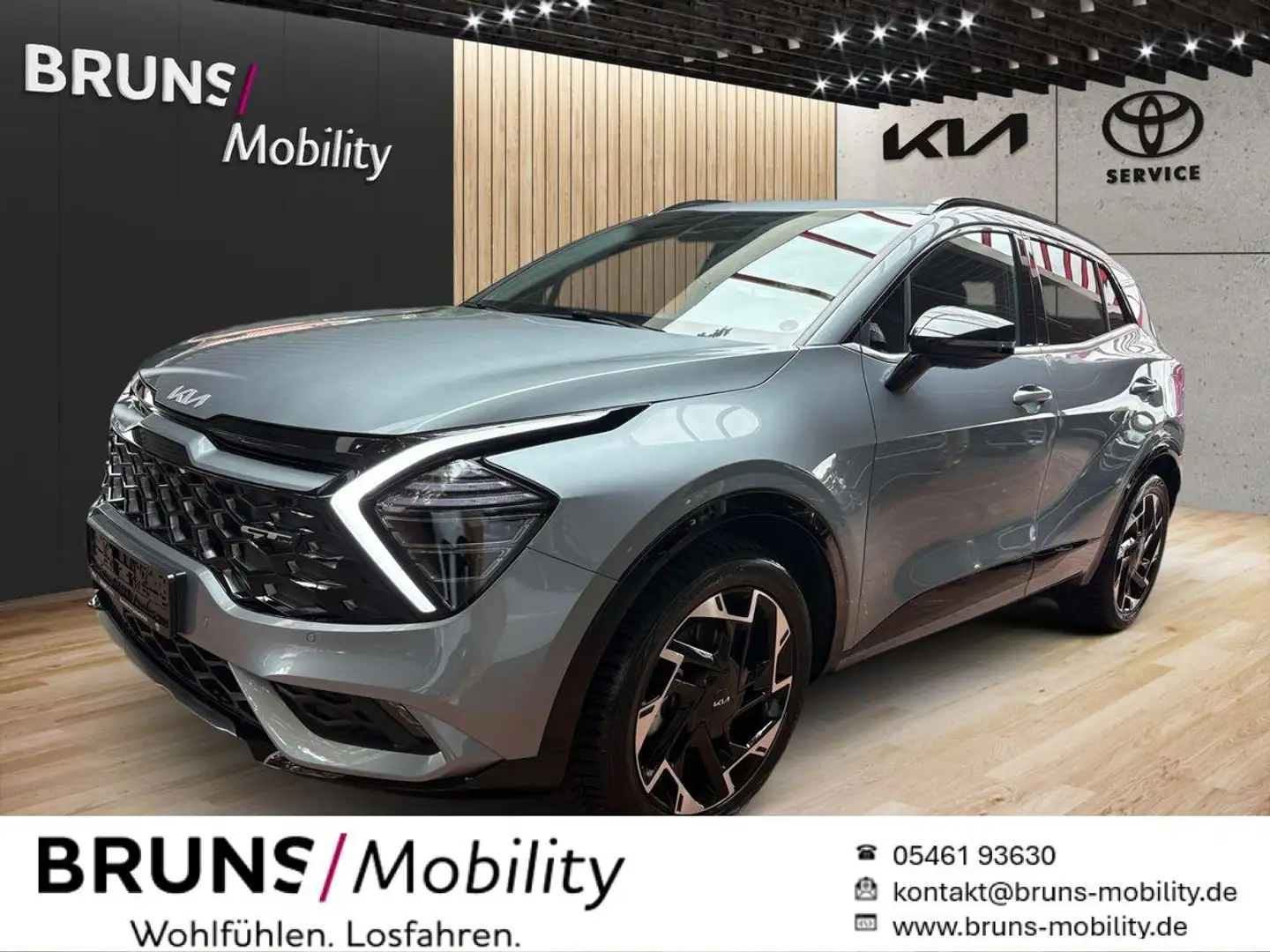 Kia Sportage GT-Line Plug-in Hybrid 4WD Kamera SHZ Silber - 1