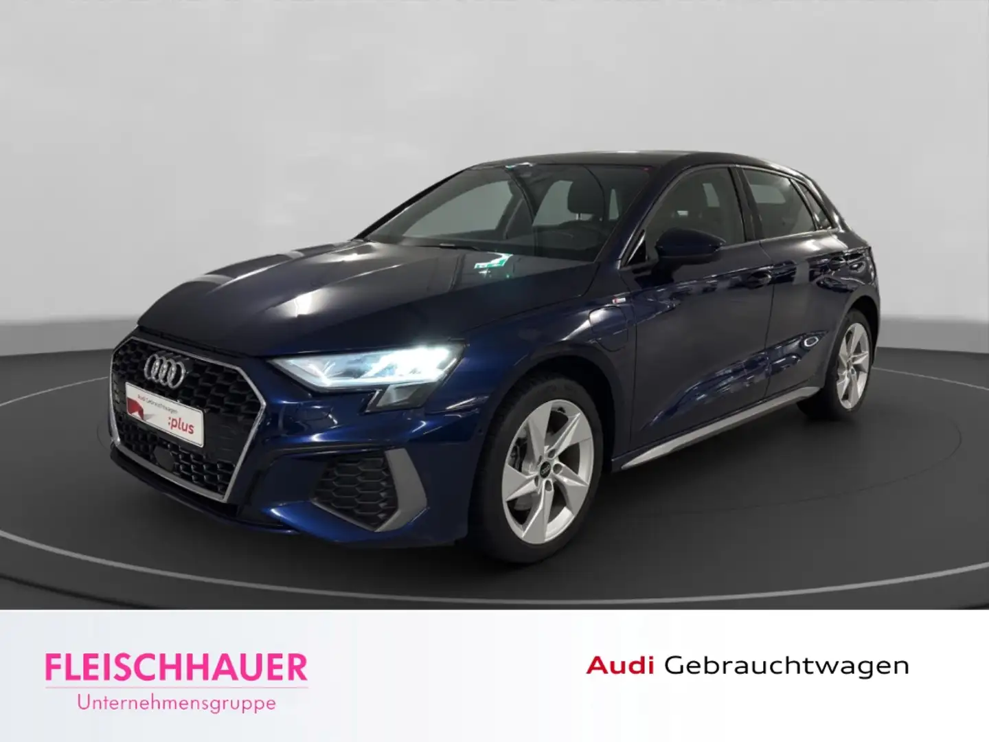 Audi A3 Sportback 40 TFSI e S line LED+B&O+Kamera+App-conn Blau - 1