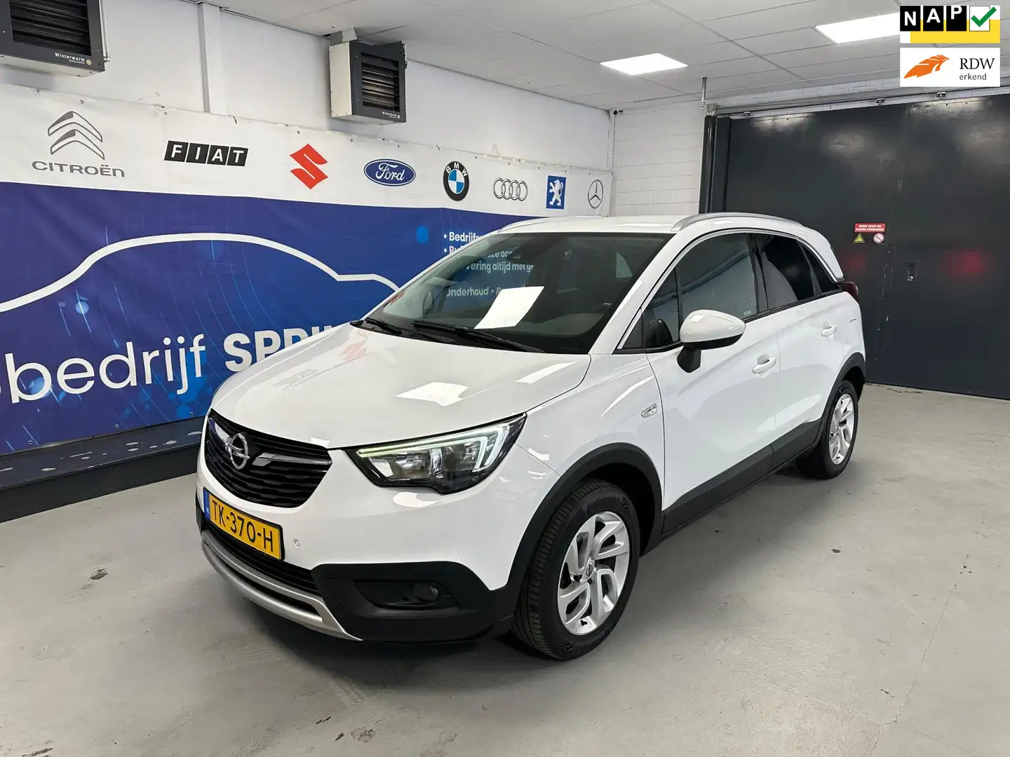 Opel Crossland X 1.2 Turbo Innovation Airco El Ramen Cruise Wit - 1
