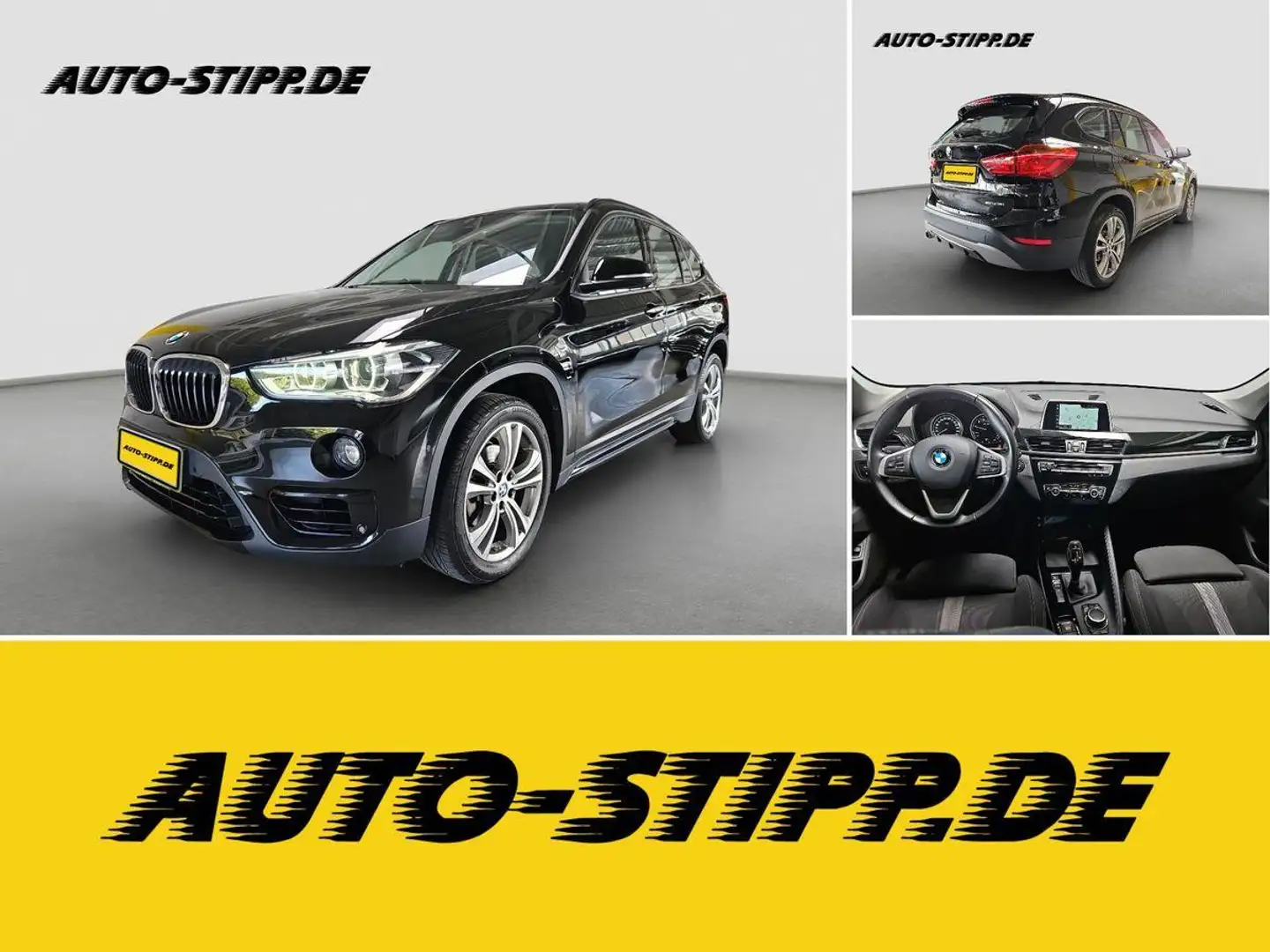 BMW X1 sDrive 18i Sport Line NAVI TEMP LED SITZH PDC Noir - 1