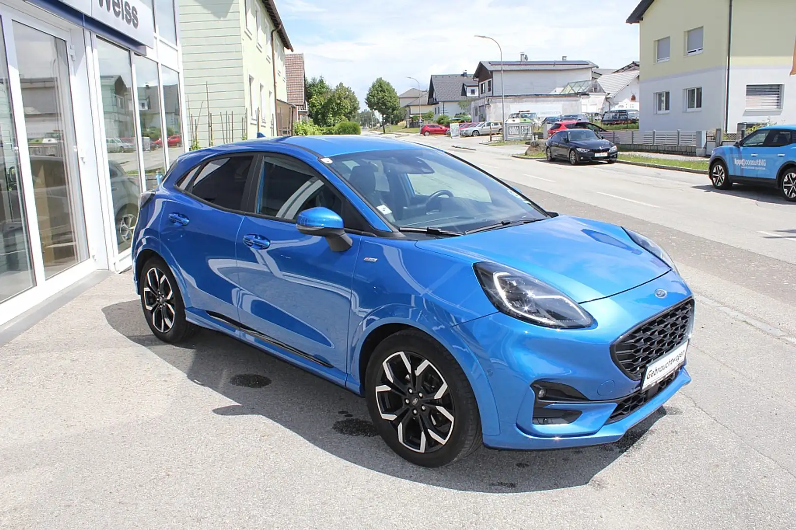 Ford Puma 1,0 EcoBoost Hybrid ST-Line X Blauw - 2