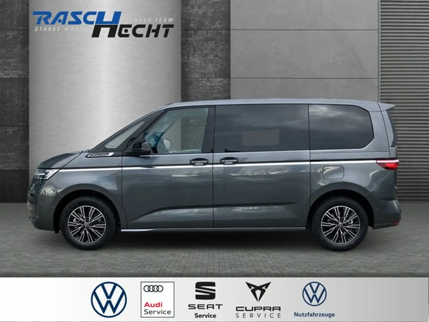 Volkswagen T7 Multivan Style 2.0 TSI DSG*AHK*LED*NAVI* Gris - 2