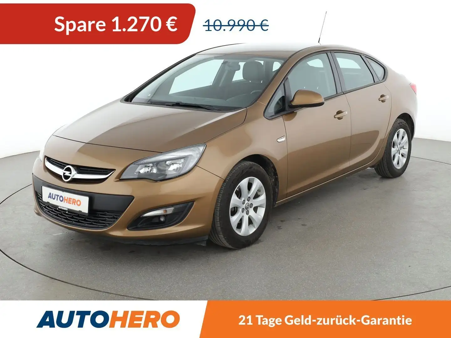 Opel Astra 1.4 Turbo Edition*TEMPO*PDC*AHK*KLIMA*GARANTIE* Brun - 1