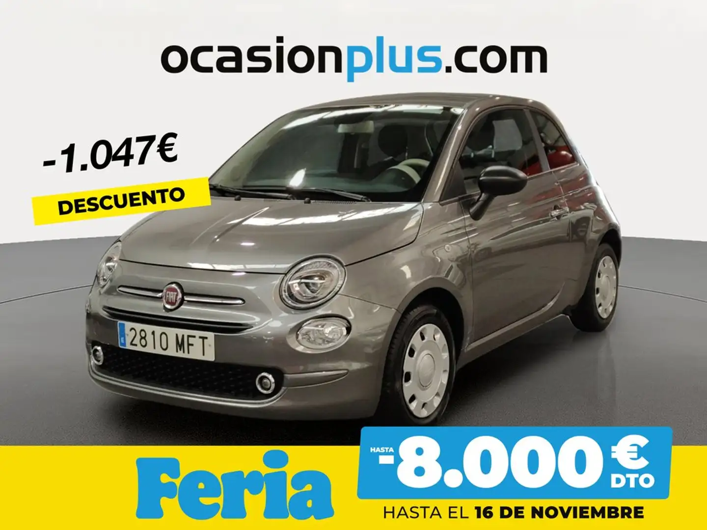 Fiat 500 1.0 Hybrid Dolcevita 52kW Gris - 1
