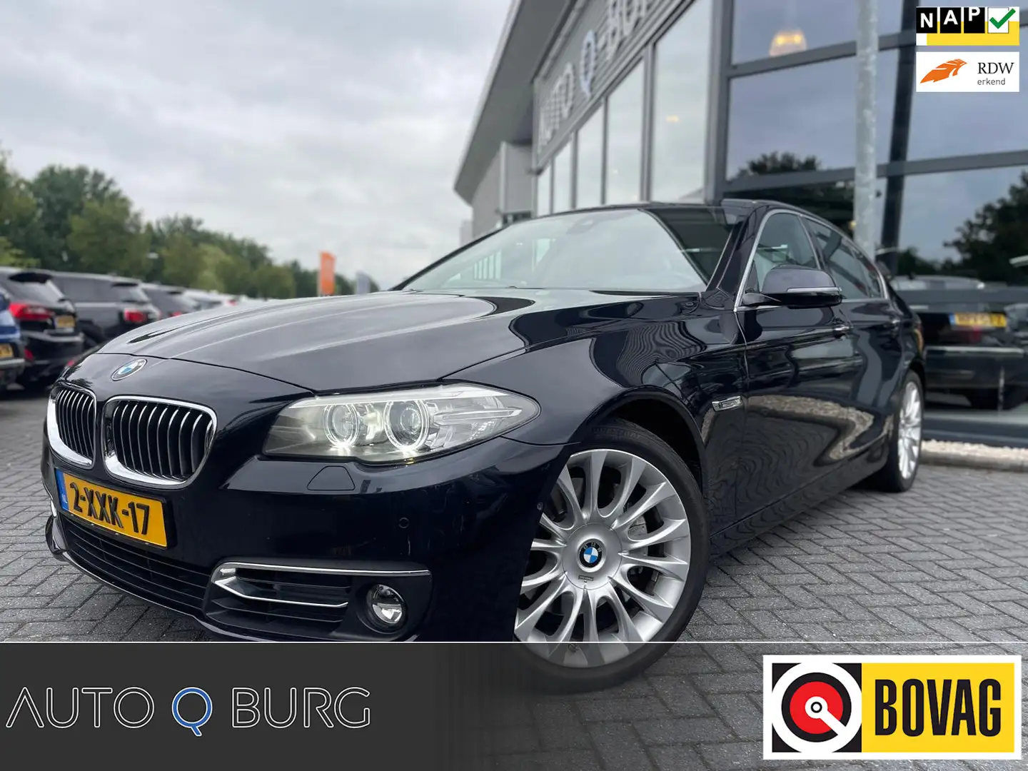 BMW 535 5-serie 535i High Executive idividual | Navi | Sto Zwart - 1