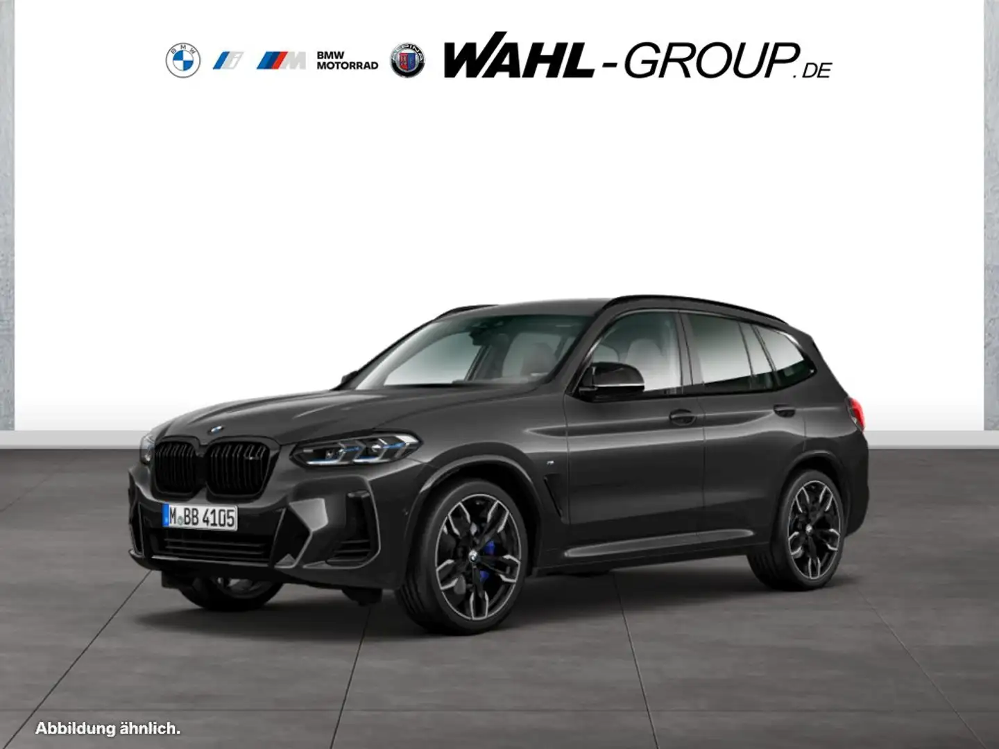 BMW X3 M 40i LC PROF STANDHZG LASER LEDER HIFI DAB Grau - 1