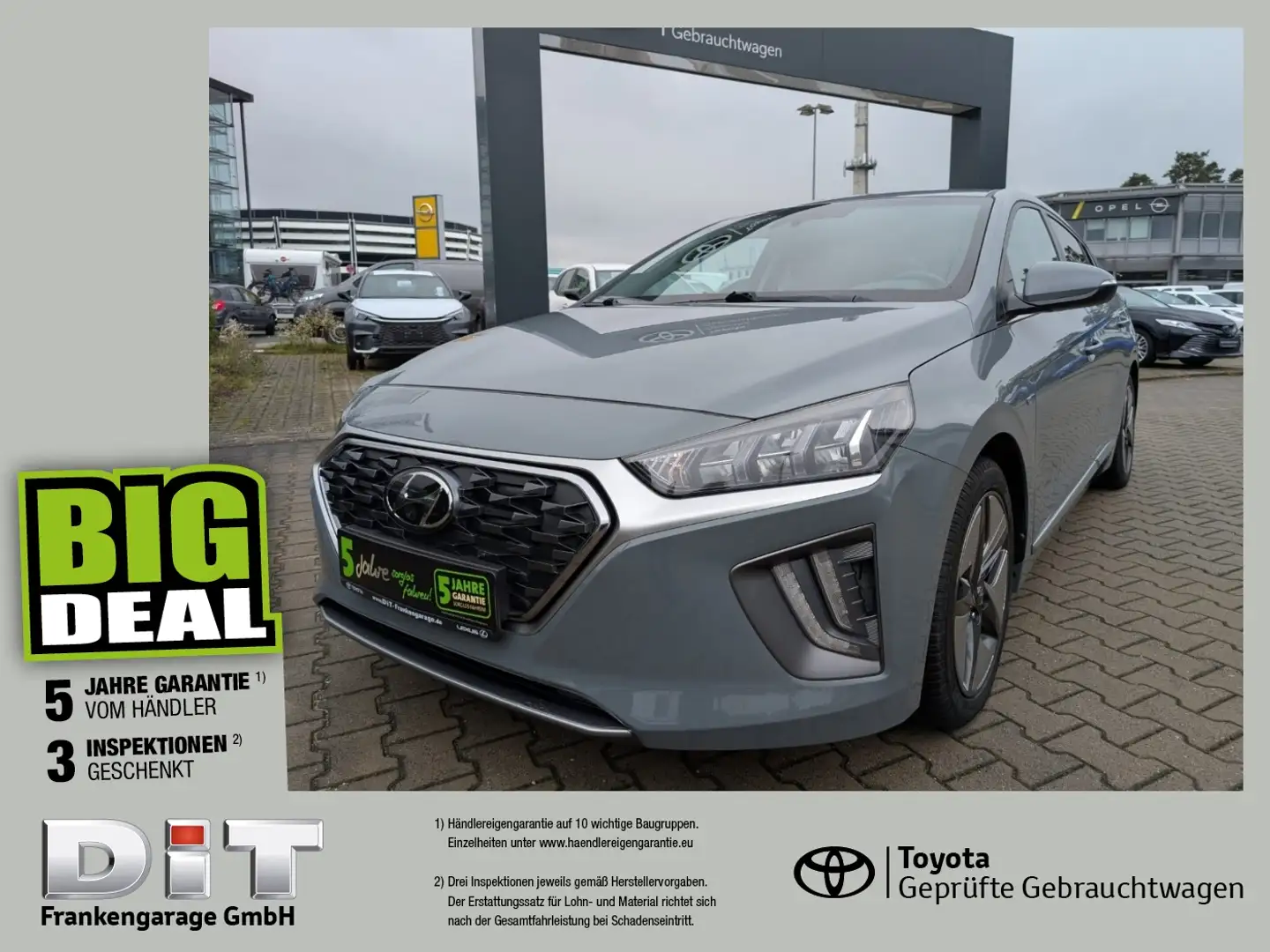 Hyundai IONIQ 1.6 Hybrid GDI Style LED, Navi, AppleCarPlay Grau - 1