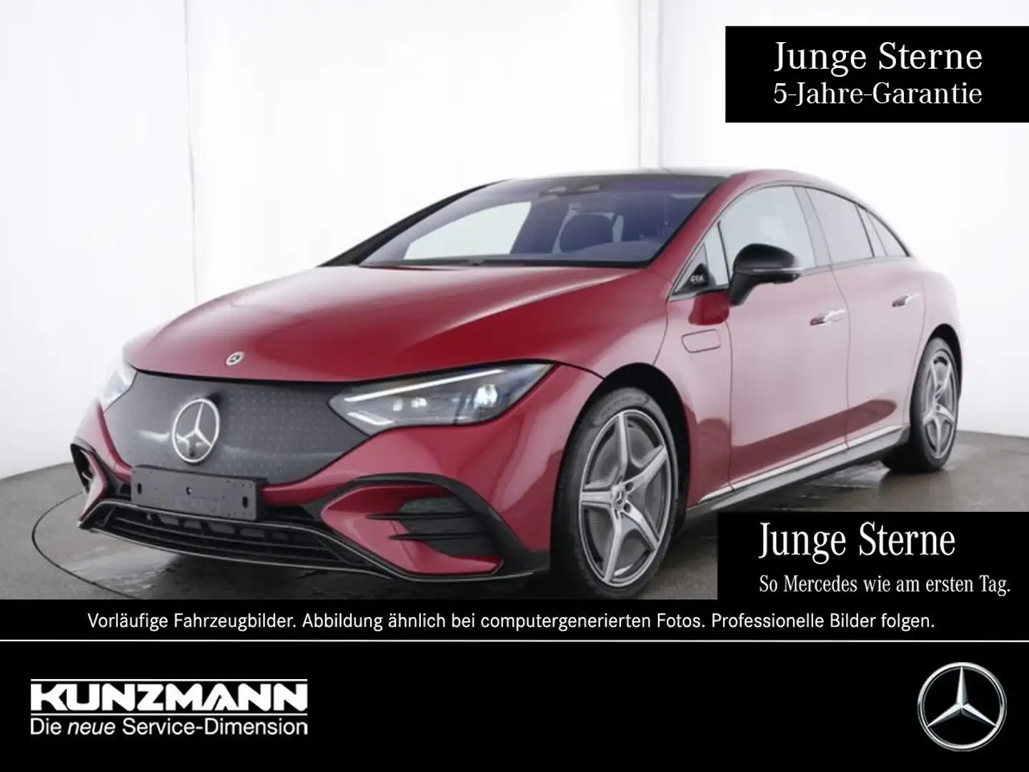Mercedes-Benz EQE 500 4M AMG Night Panorama Distronic 360° AHK Rot - 1