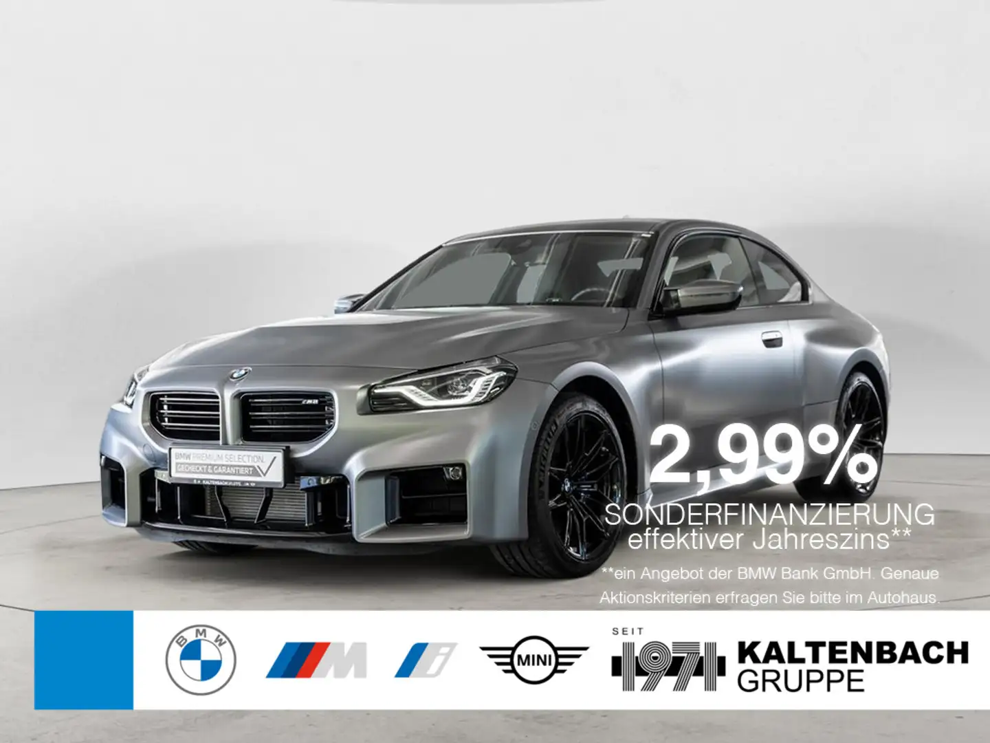 BMW M2 Coupe LED NAVI H/K KAMERA LEDER KEYLESS Grijs - 1