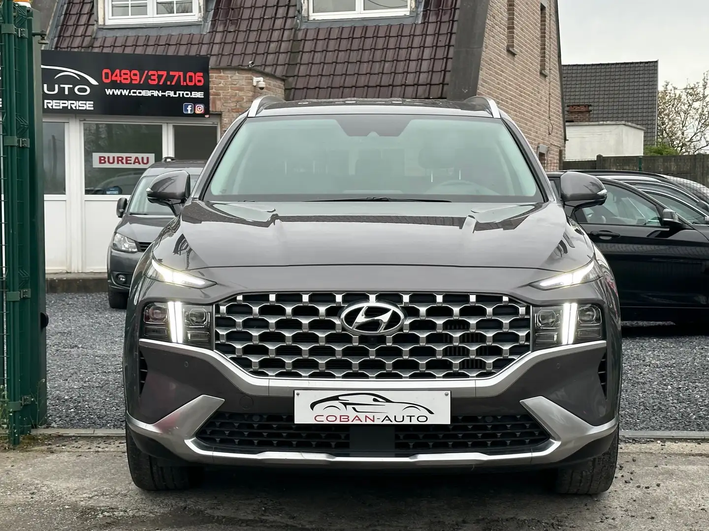 Hyundai SANTA FE 1.6 T-GDi PHEV 4WD Shine Family 7pl S/S✅GARANTIE Grijs - 2