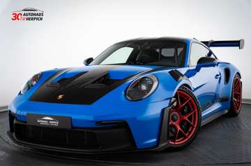 GT3RS Sharkblue Pyrored Weissach PCCB Lift