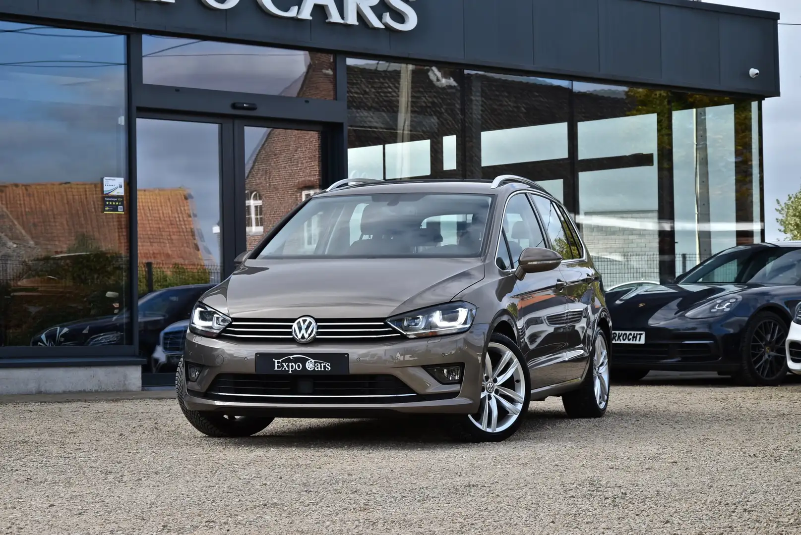 Volkswagen Golf Sportsvan 1.4TSI Highline*CAMERA*AD CRUISE*LEDER*GPS*XENON* Beige - 1