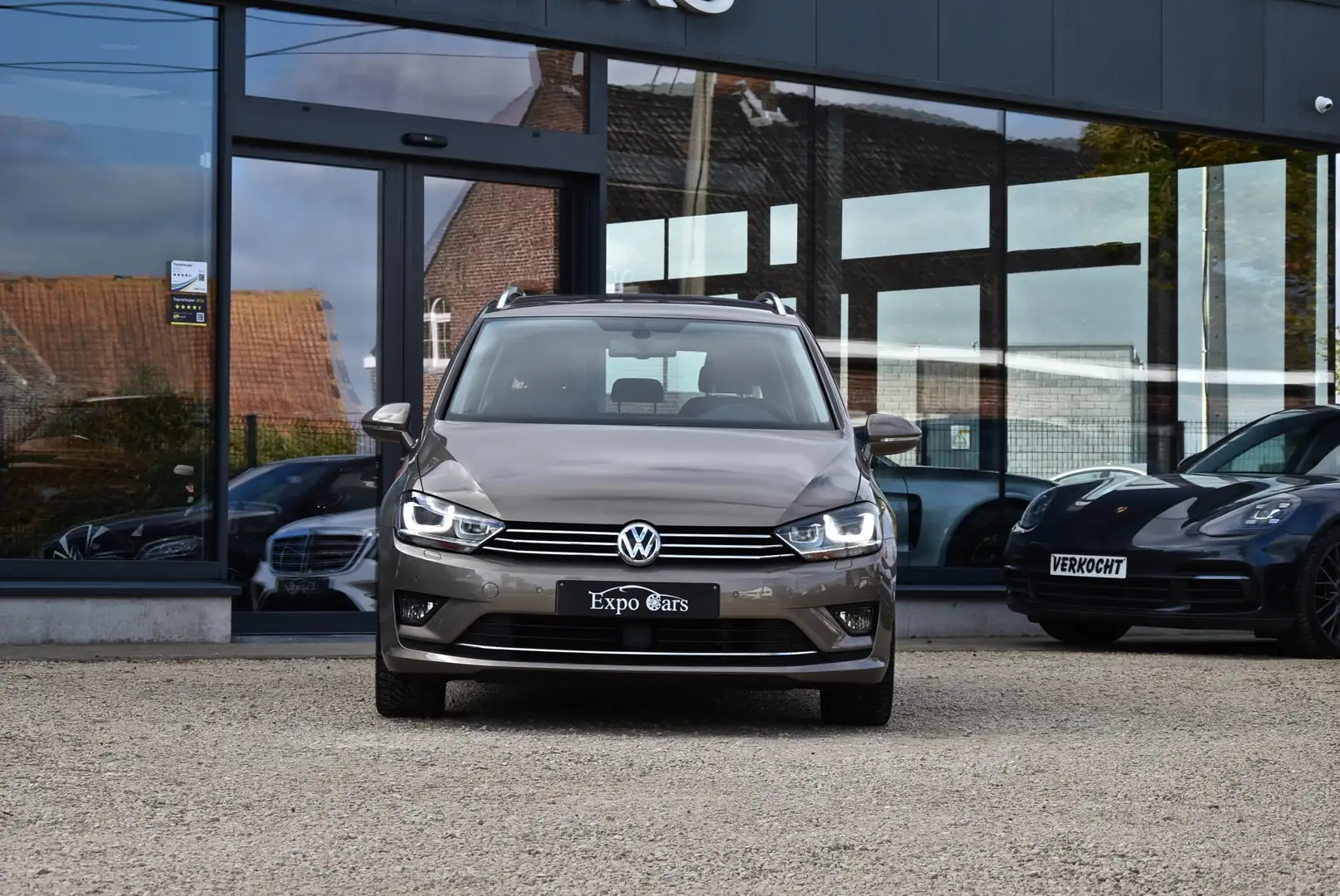Volkswagen Golf Sportsvan 1.4TSI Highline*CAMERA*AD CRUISE*LEDER*GPS*XENON* Beige - 2