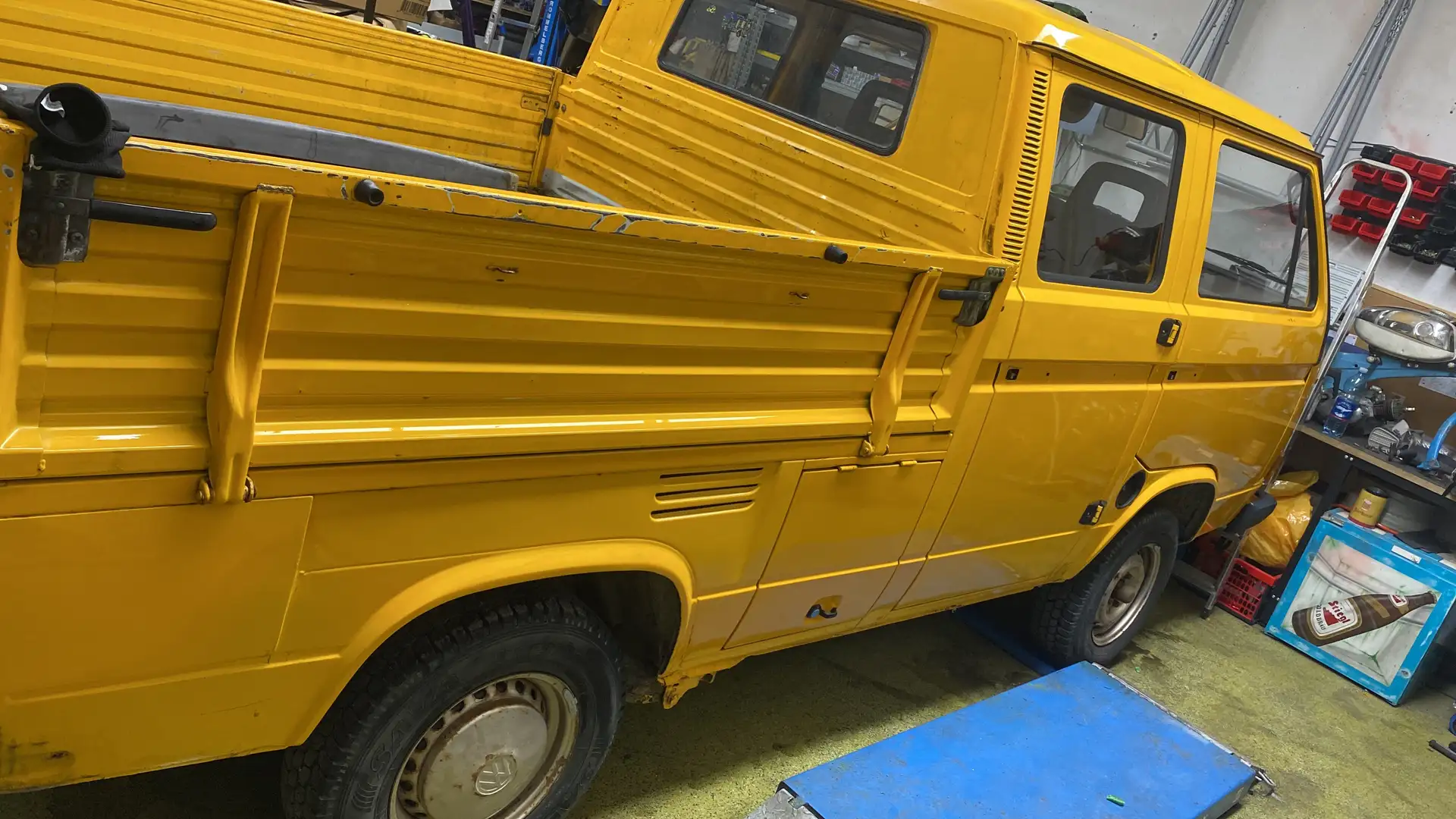 Volkswagen T3 Kombi TD Gelb - 2