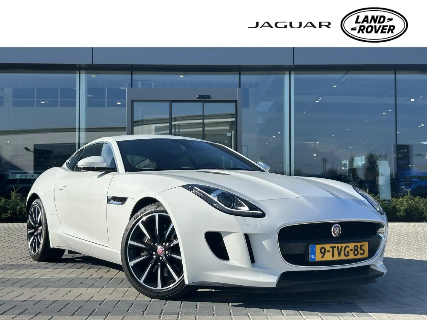 Jaguar F-Type 3.0 V6 340pk Aut. Coupé | 12 maanden garantie | Go Blanc - 1