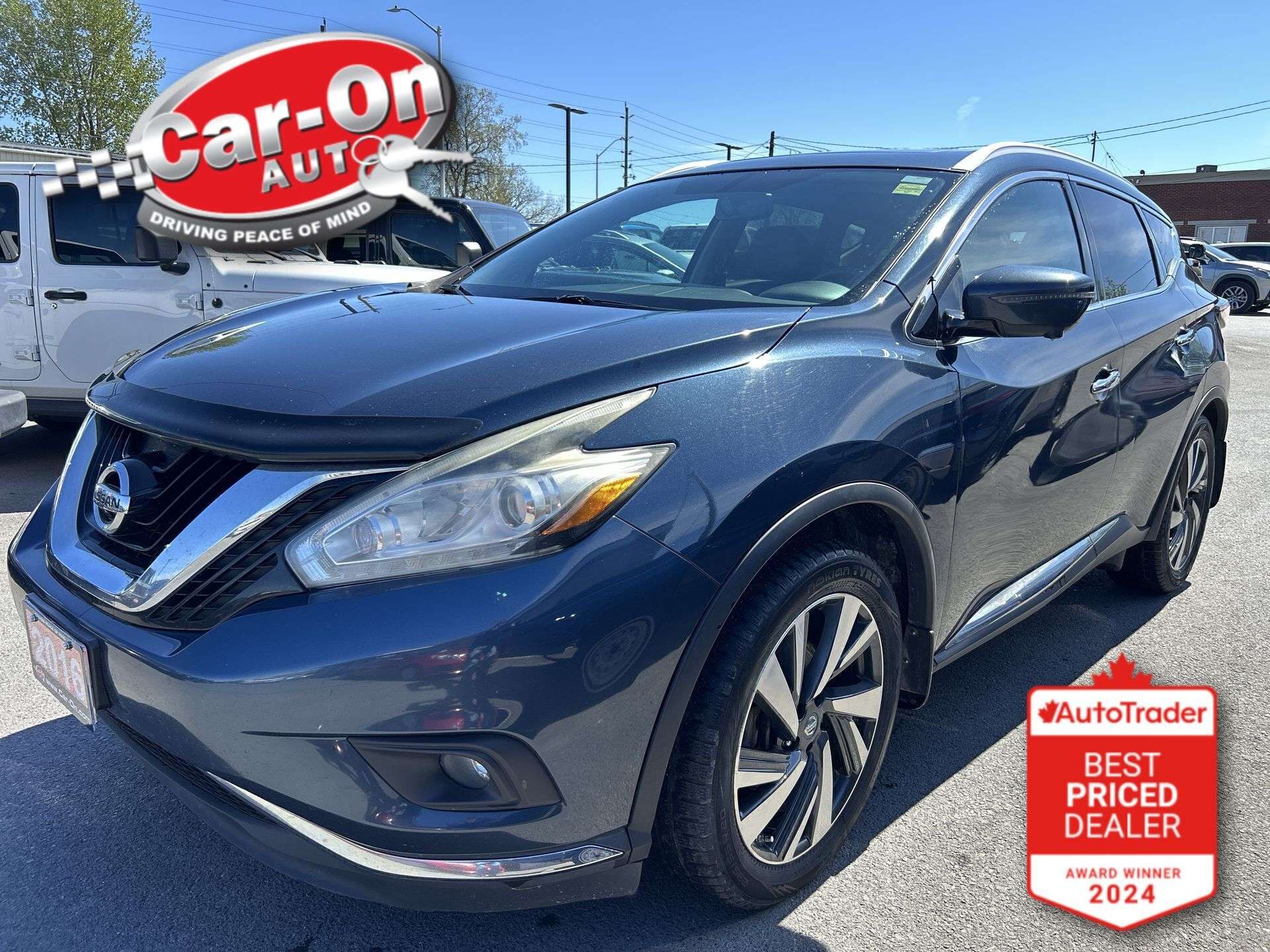 Blue 2016 Nissan Murano Platinum AWD SUV / Crossover All-Wheel Drive Automatic