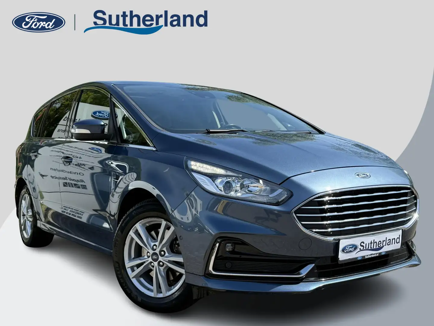 Ford S-Max 2.5 FHEV Titanium 7pers 190pk | Panoramadak | Acht Bleu - 1