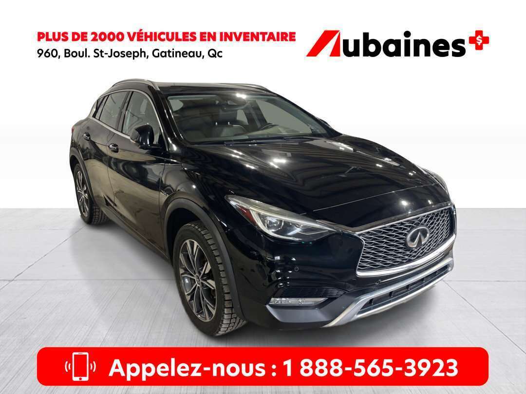 2018 Infiniti QX30 AWD Mags Cuir Toit Pano GPS Sièges Chauffants