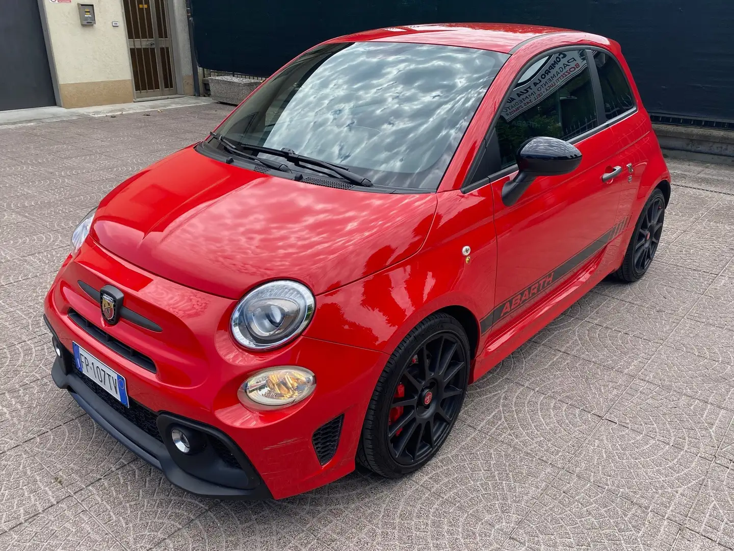 Abarth 595 Competizione 180cv, RECORD MODENA, PACK CARBONIO Roşu - 2