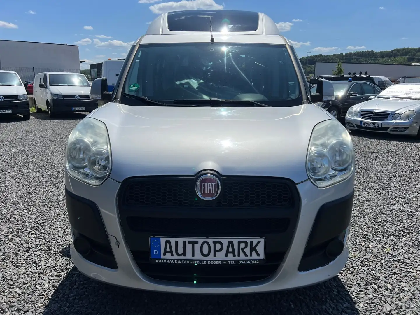 Fiat Doblo *HOCHDACH*ROLLSTUHLRAMPE*KLIMA*TÜV NEU* Silber - 2