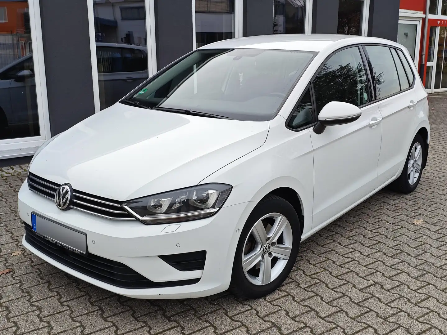 Volkswagen Golf Sportsvan - Behindertengerecht - Handgas TOP! Blanc - 1