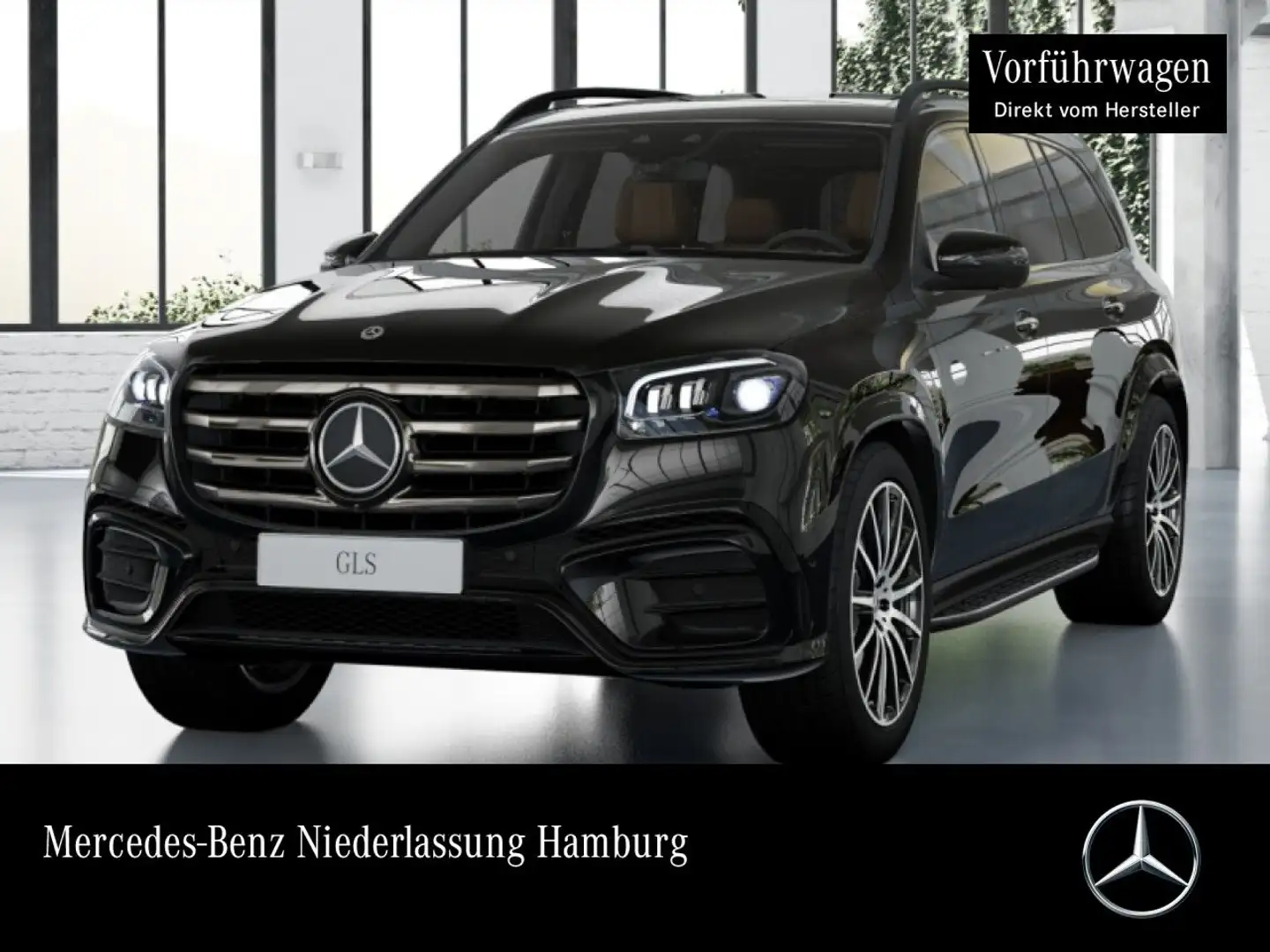 Mercedes-Benz GLS 450 d 4M AMG+NIGHT+PANO+360+AHK+MULTIBEAM+HUD Schwarz - 1