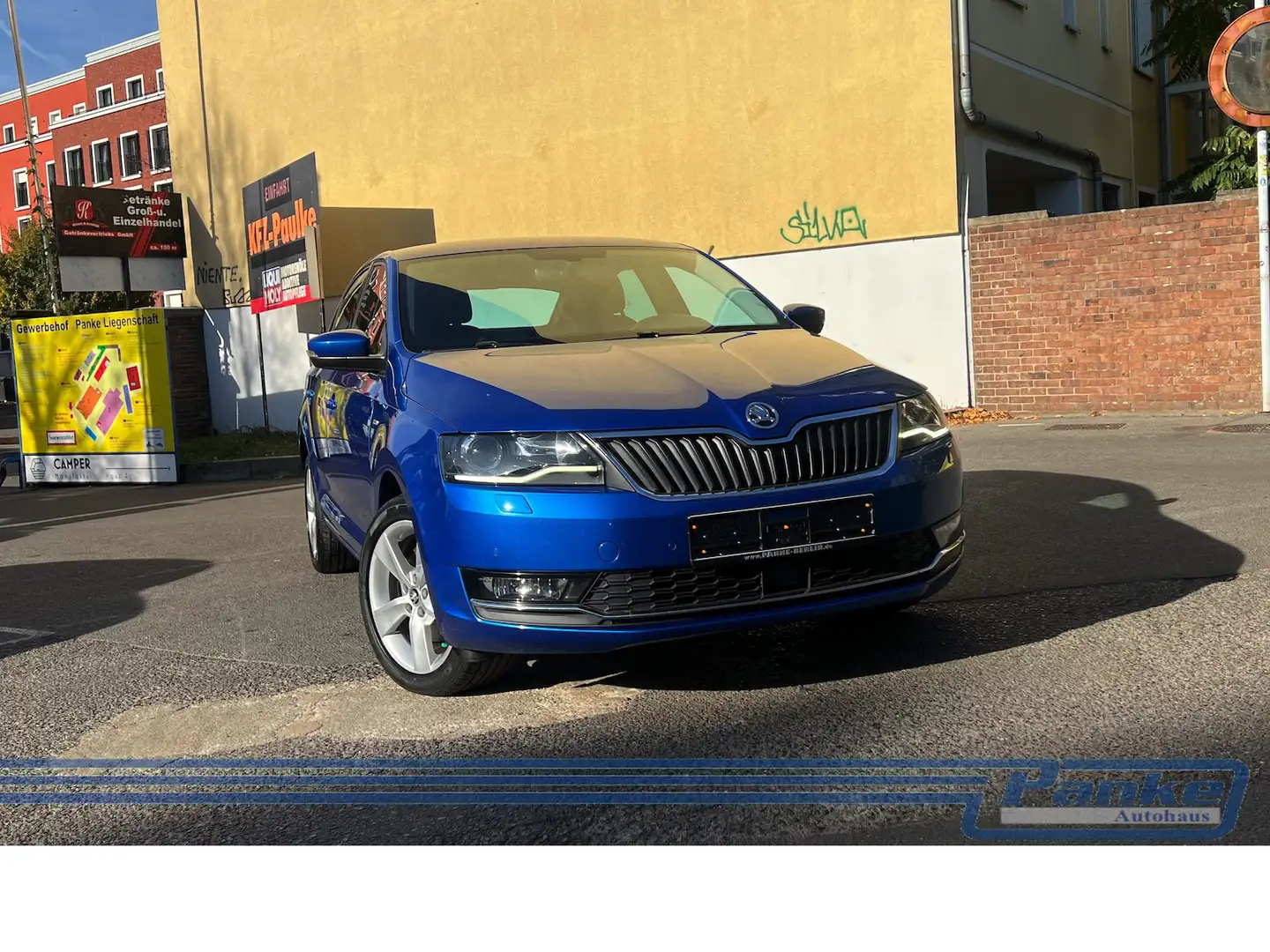 Skoda Rapid/Spaceback 1.0 TSI Clever OPF*Euro6d-T*SHZ*Kamera* Blau - 1