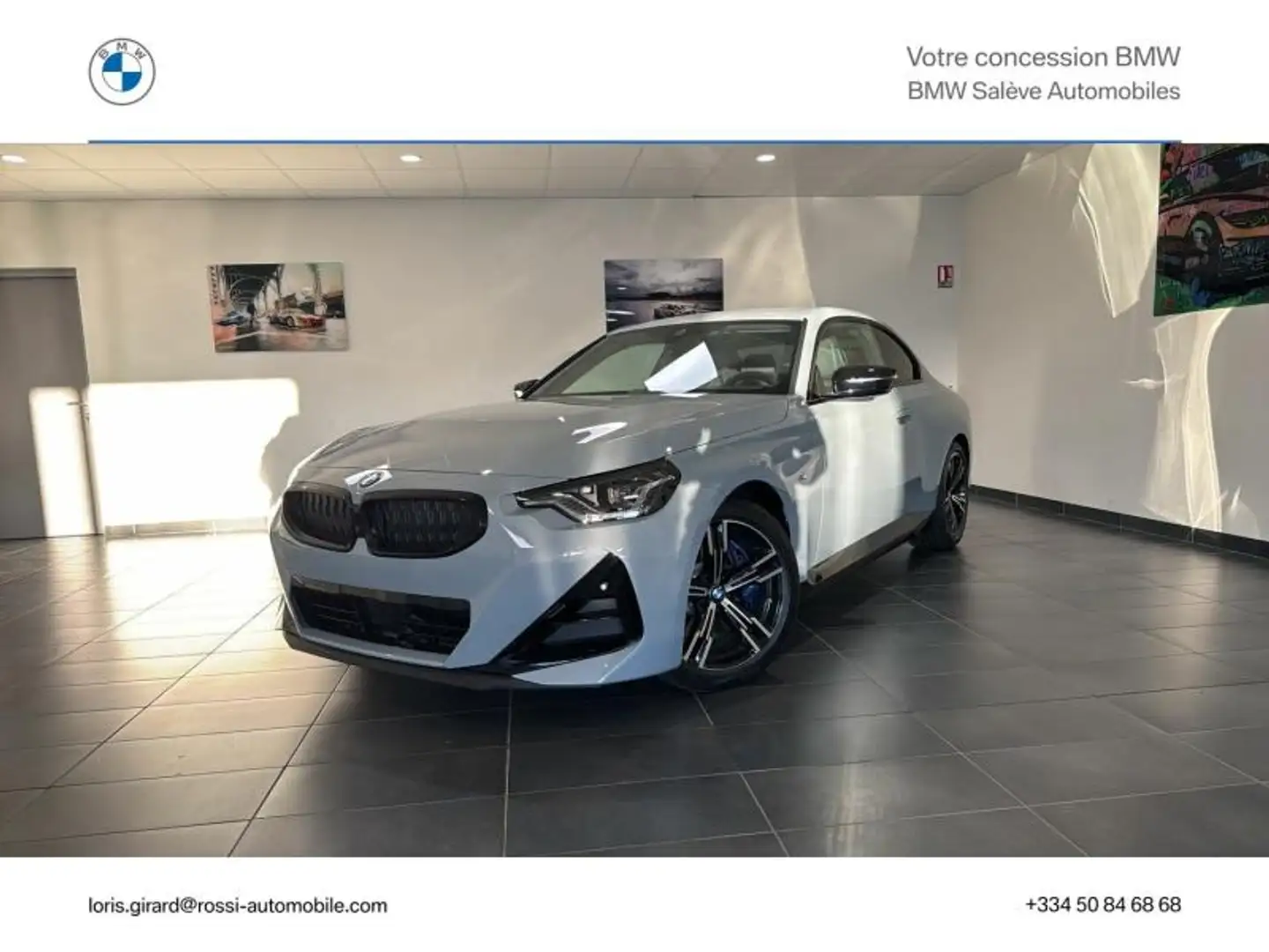 BMW 220 220iA 184ch M Sport Gris - 1