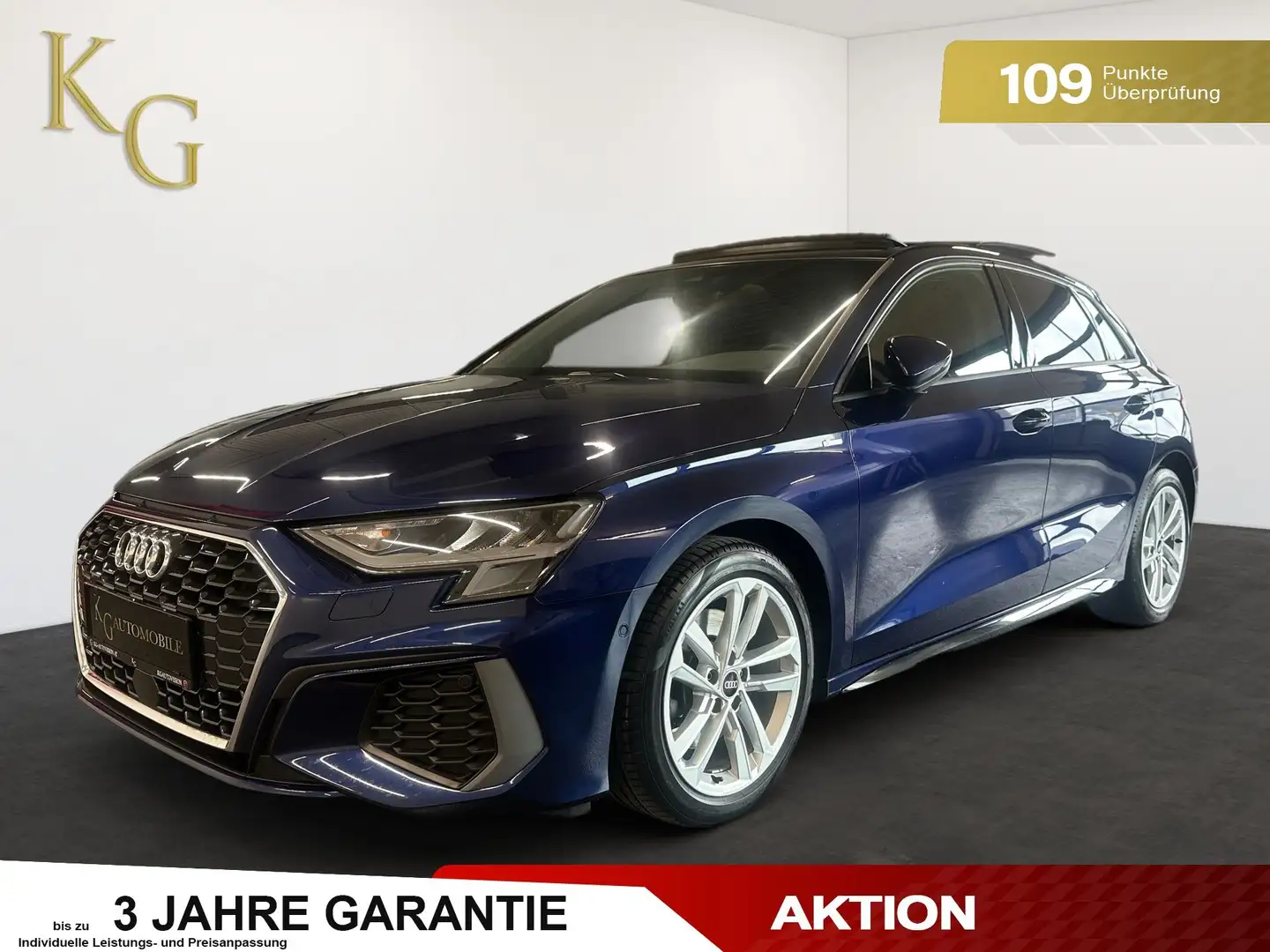 Audi A3 SB 35 TDI S-line ab ca. 233€ monatlich Blau - 1