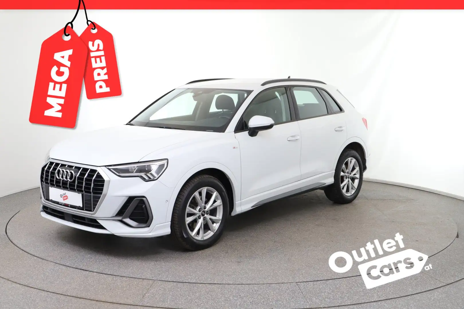 Audi Q3 35 TDI Aut S-line LED+LEDER+NAVI+RFK+MEGAPREIS Weiß - 1