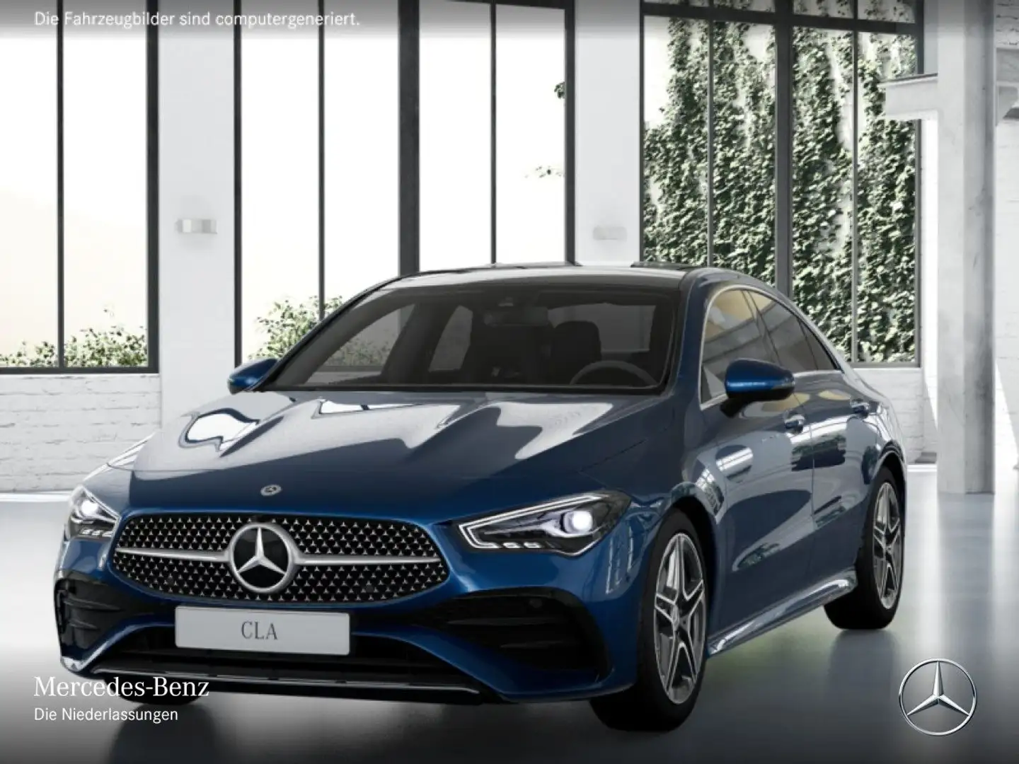 Mercedes-Benz CLA 250 4M AMG+PANO+AHK+LED+KAMERA+TOTW+KEYLESS+8G Blau - 2