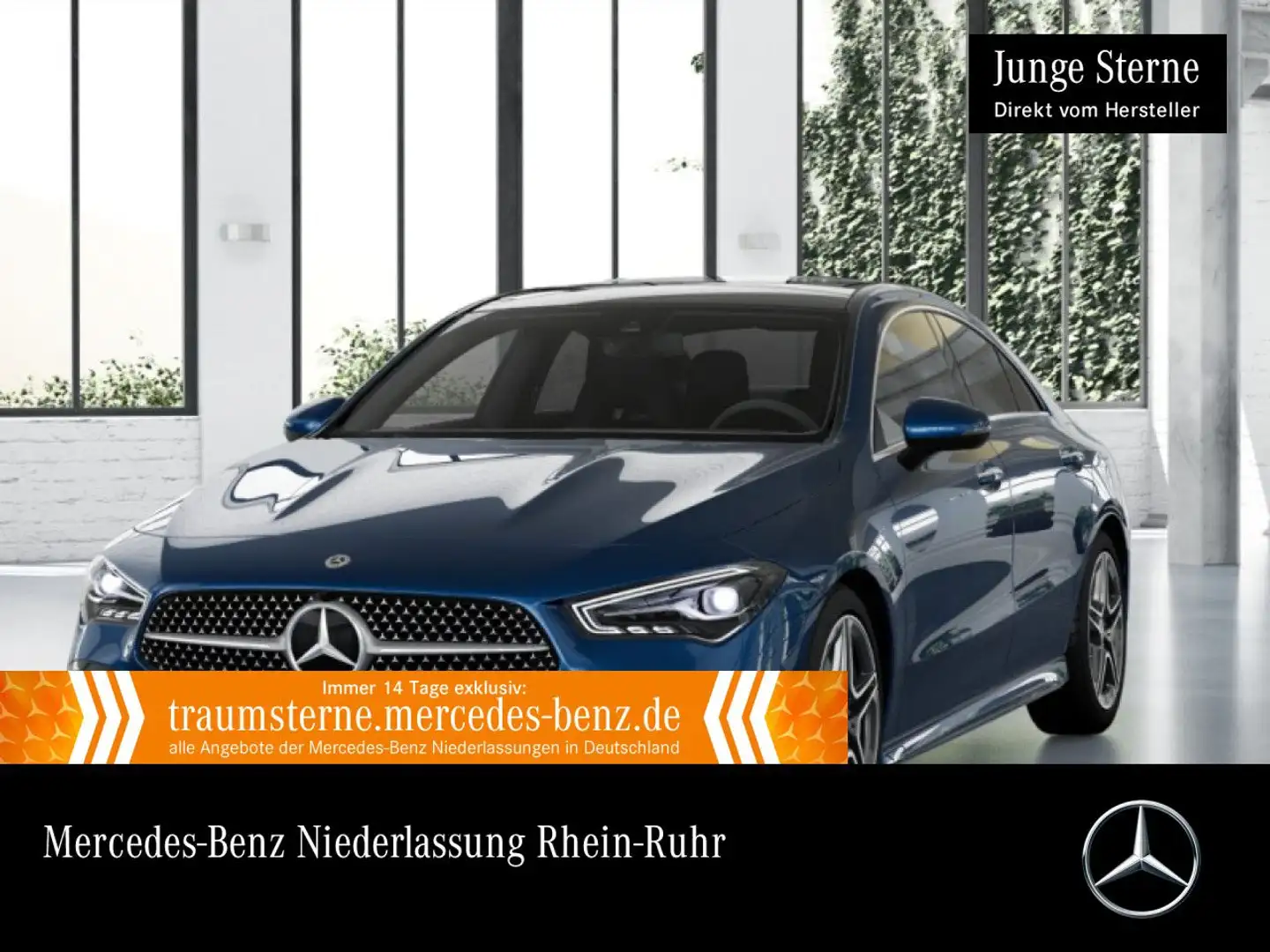 Mercedes-Benz CLA 250 4M AMG+PANO+AHK+LED+KAMERA+TOTW+KEYLESS+8G Blau - 1
