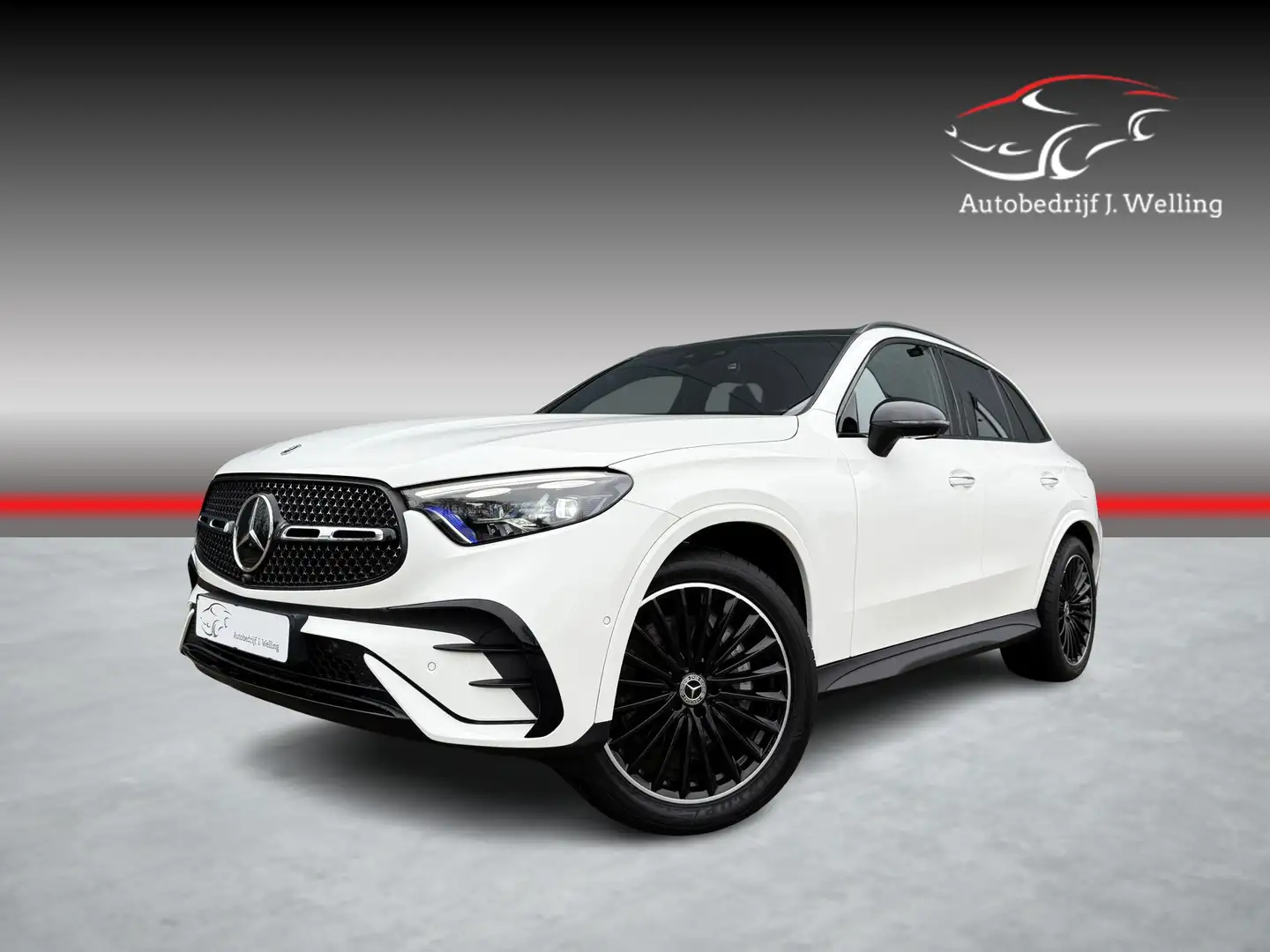 Mercedes-Benz GLC 400 400e 4MATIC AMG Line pano / trekhaak / 360 camera Blanc - 1