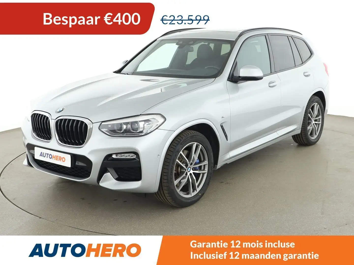 BMW X3 sDrive 18d Argent - 1