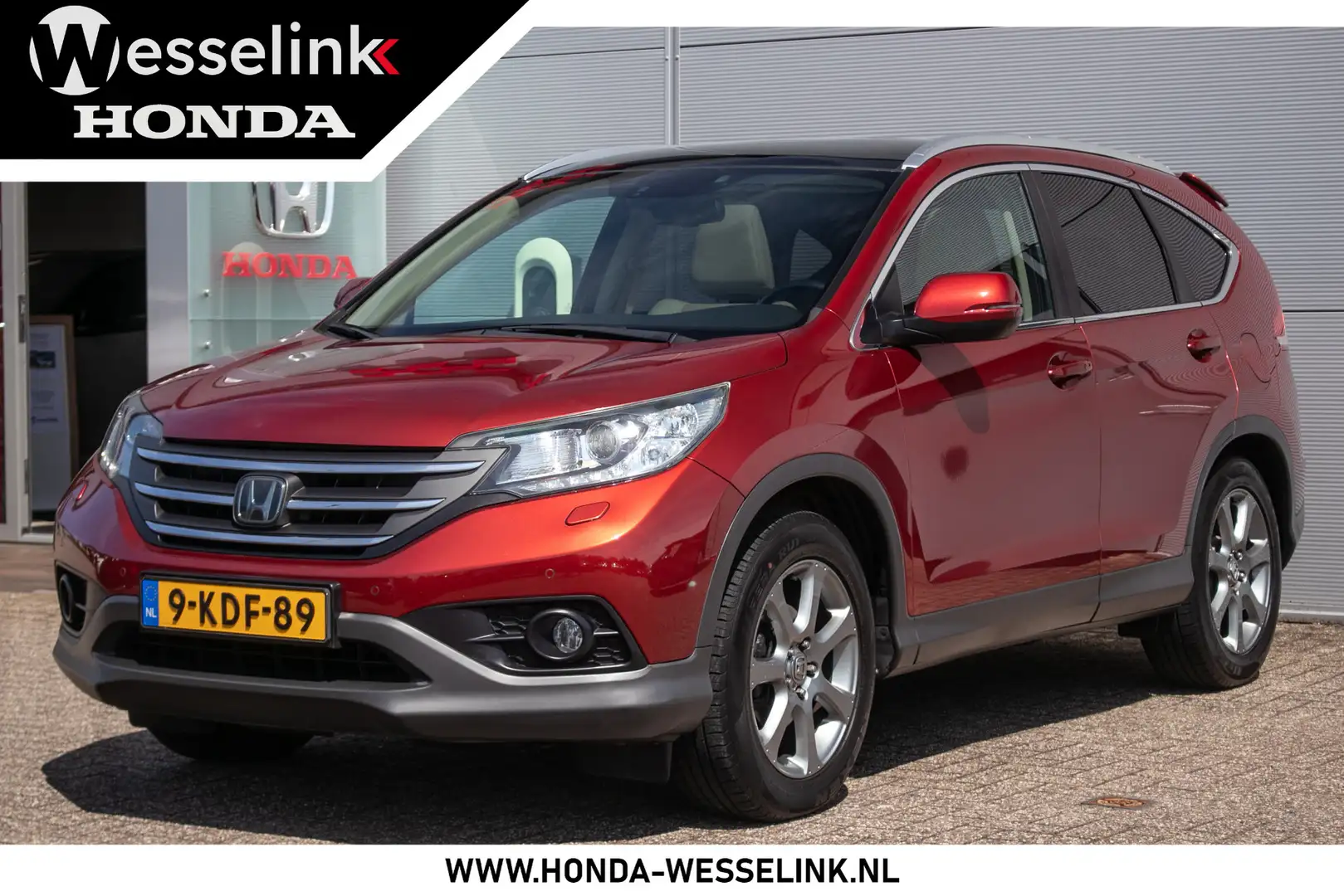 Honda CR-V 2.0 AWD Executive automaat All-in rijklaarprijs | Rood - 1
