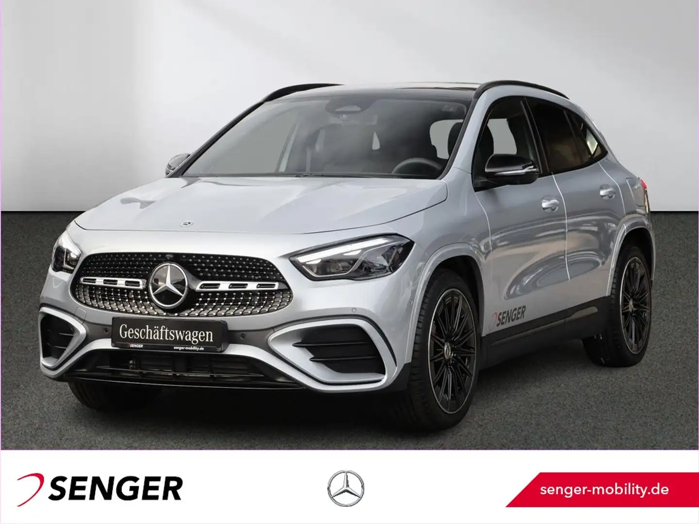 Mercedes-Benz GLA 220 4M AMG Totwinkel Panorama Burmester AHK Silber - 1