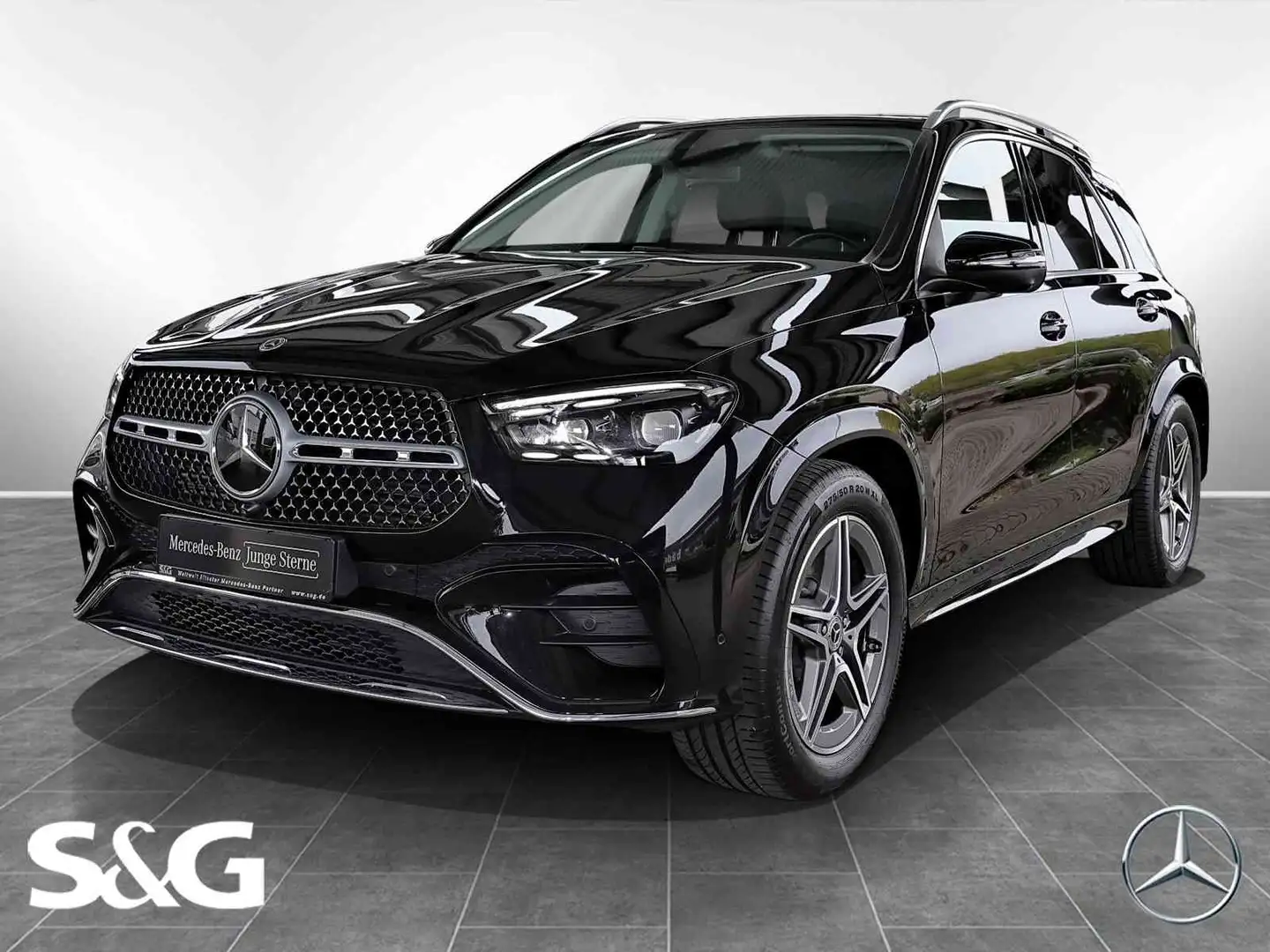 Mercedes-Benz GLE 450 d 4M AMG Line AHK+PANORAMA+MEMORY+360° Noir - 1